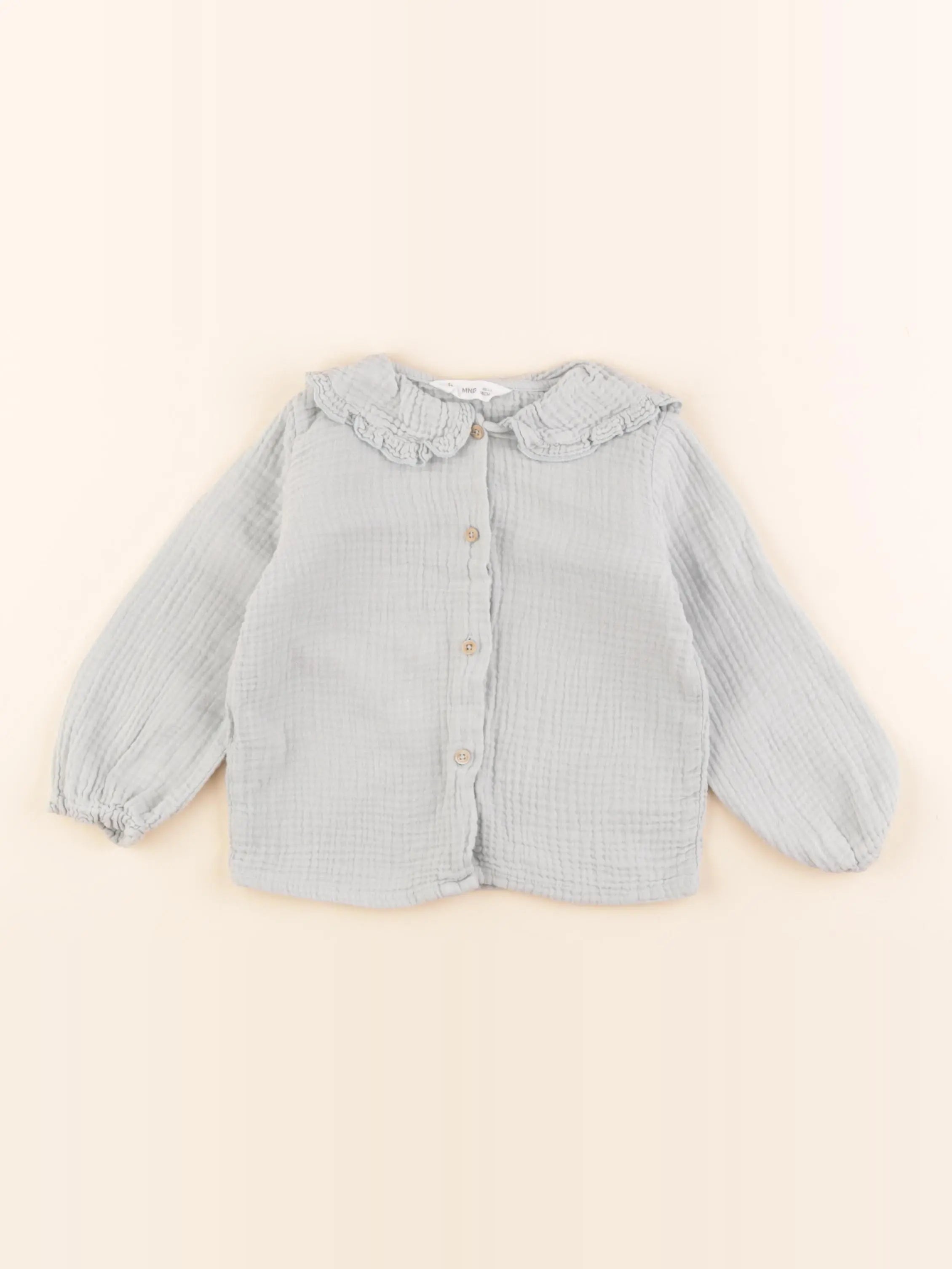 Mango - blouse vert - 2/3 ans