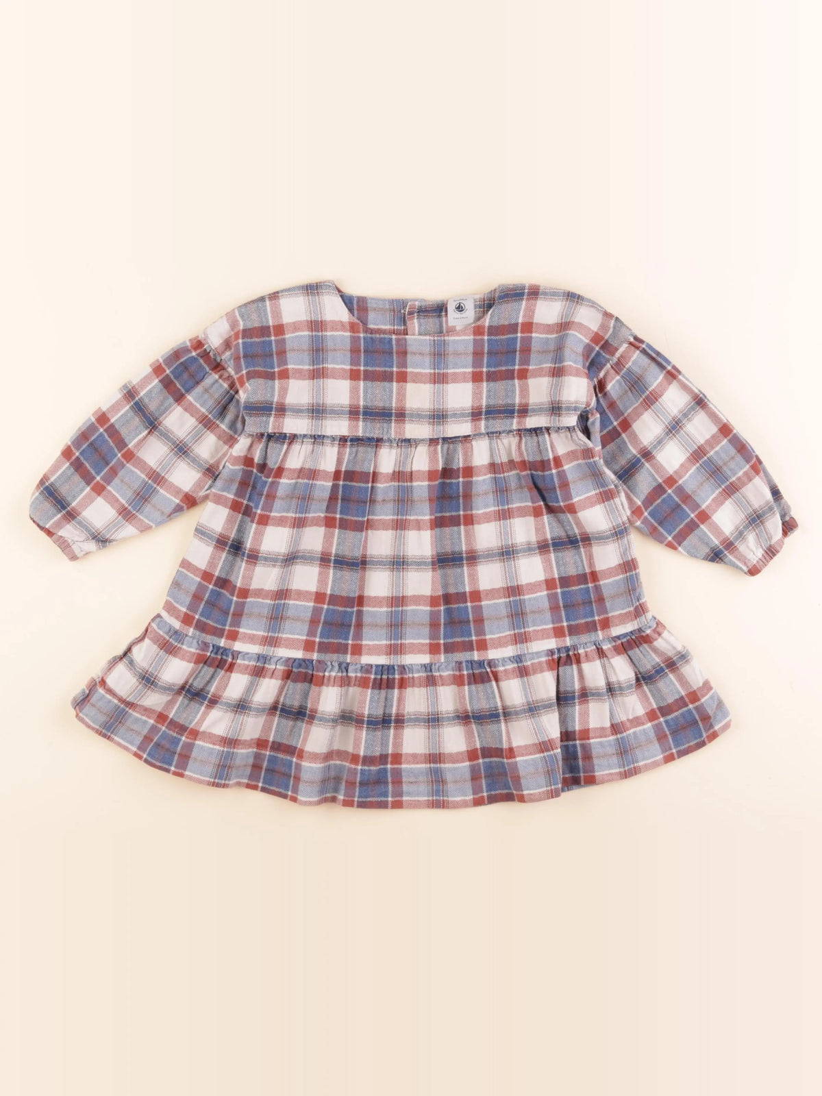 Petit Bateau - robe bleu - 3 ans
