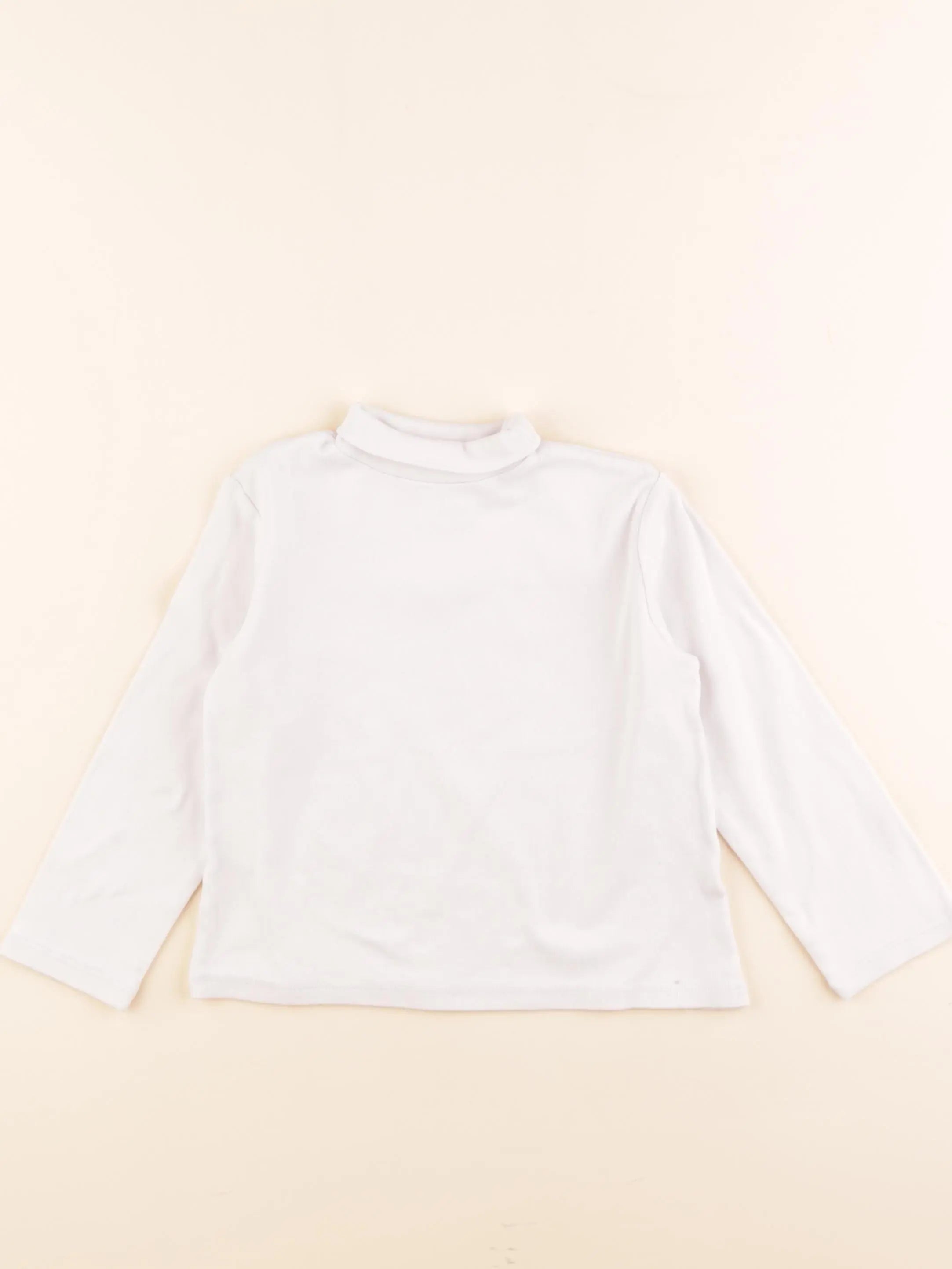 Zara - sous-pull blanc - 4 ans