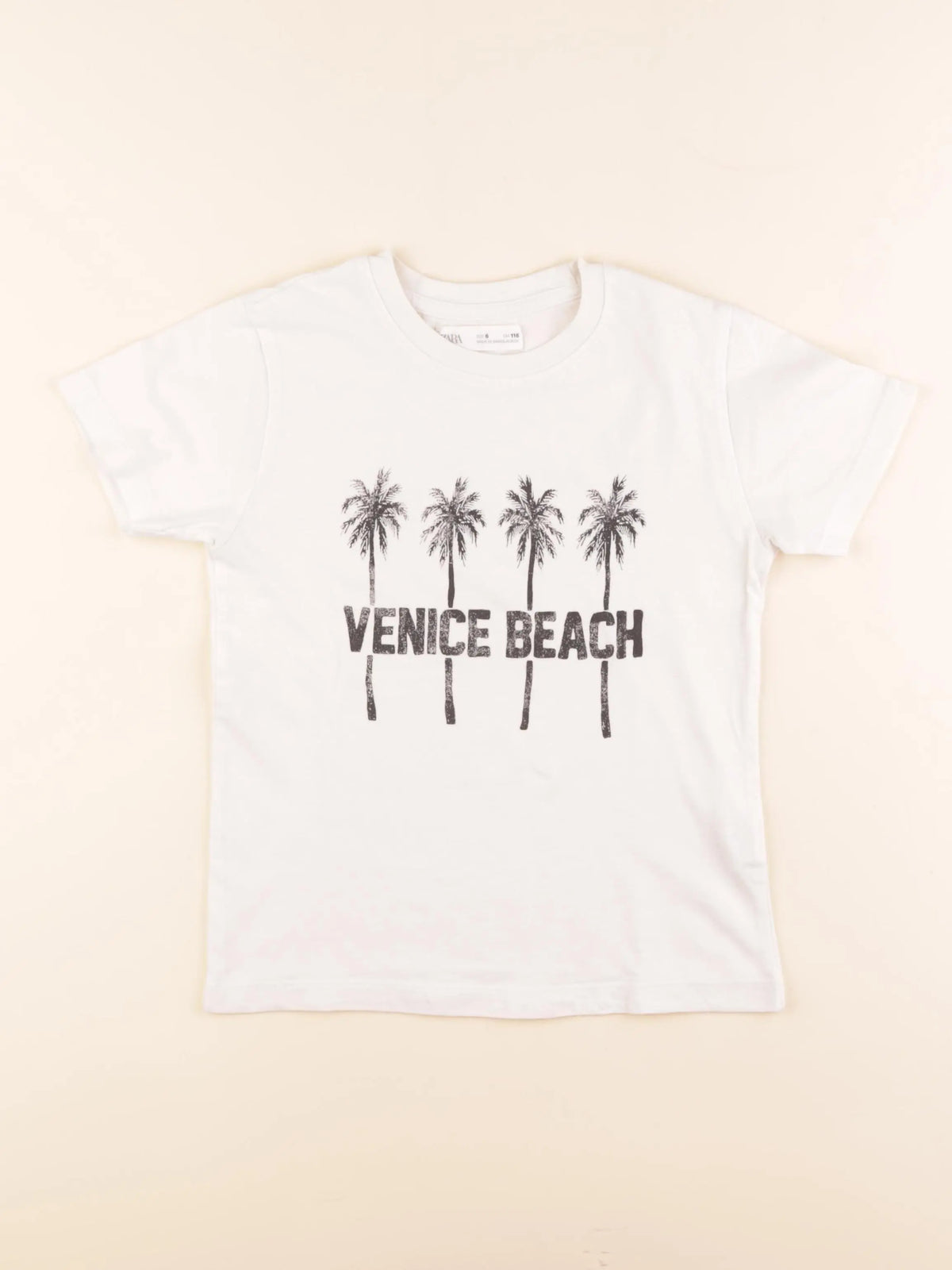 Zara - tee-shirt blanc - 6 ans