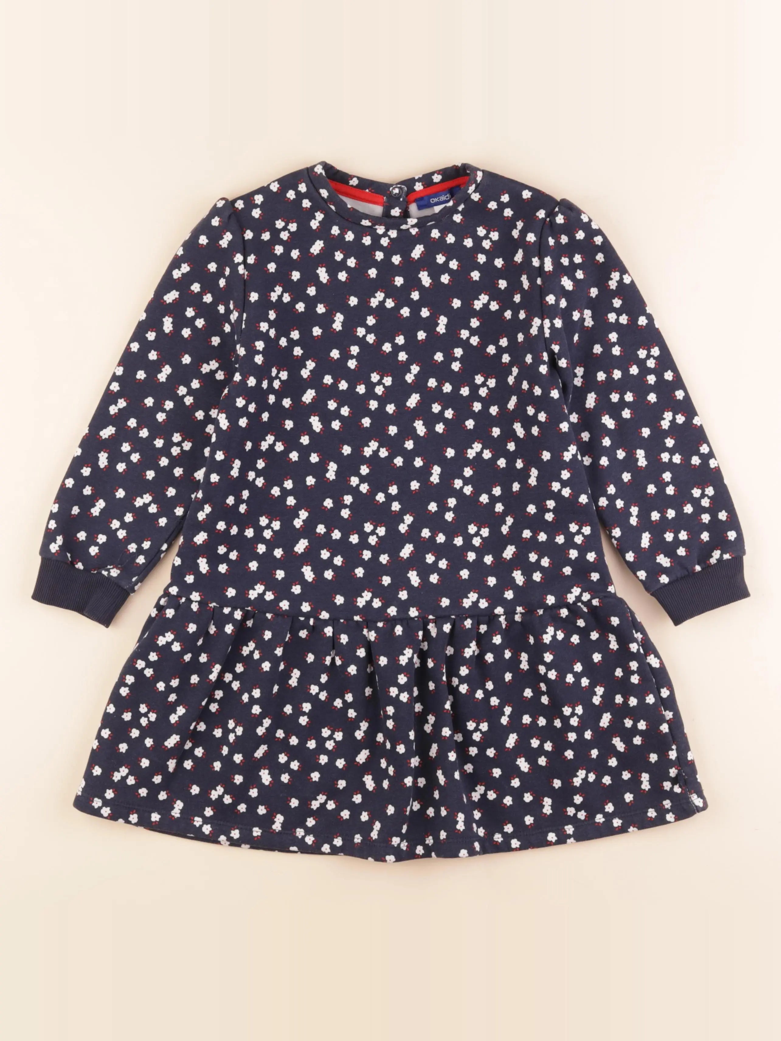 Okaidi - robe bleu - 5 ans