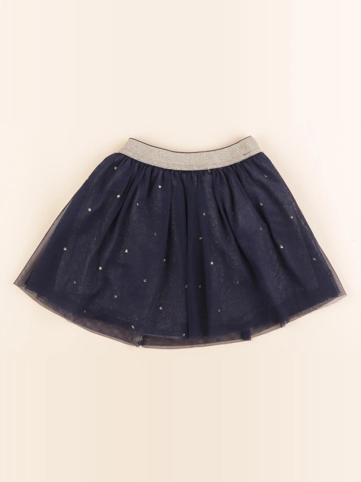 Okaidi - jupe bleu, or - 3 ans