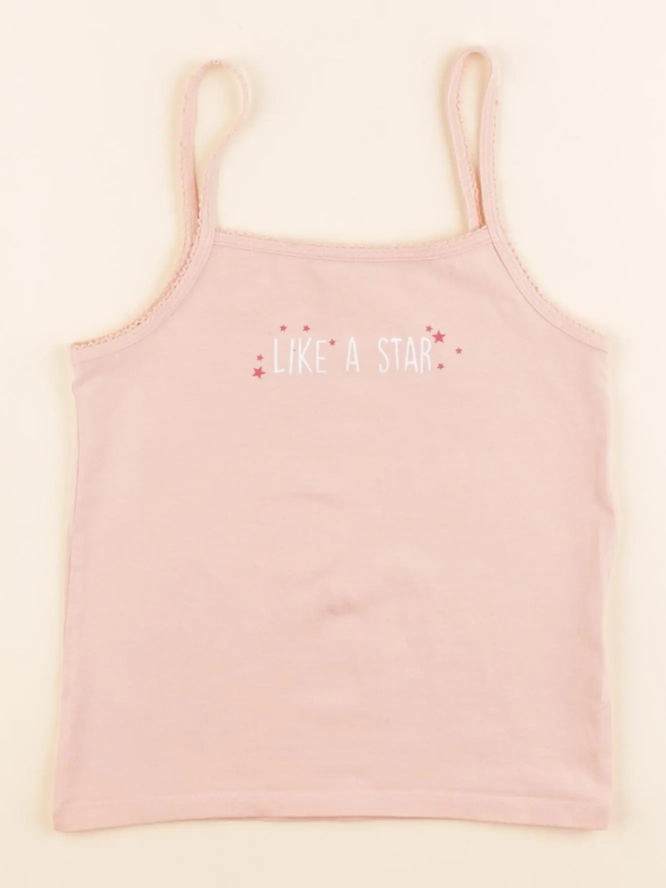 Vertbaudet - maillot de corps rose - 6 ans