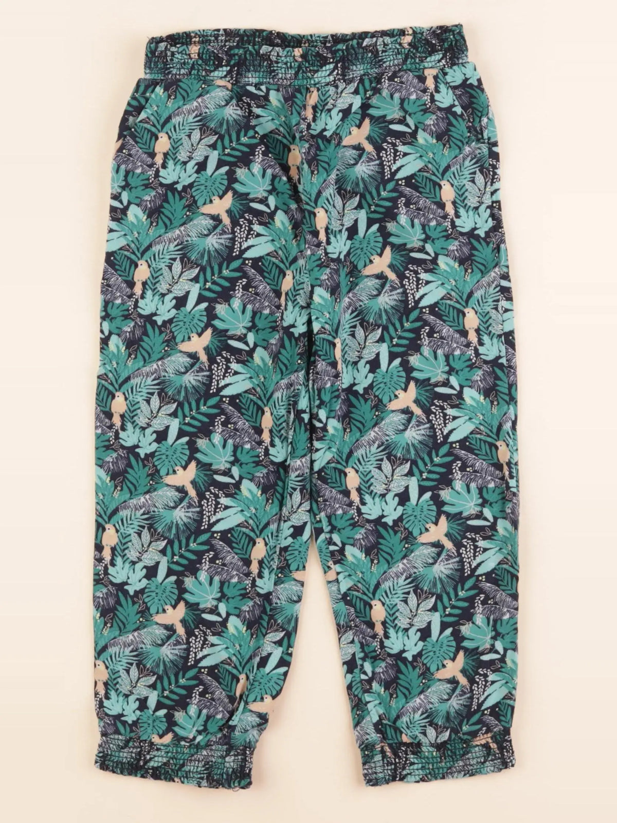 Vertbaudet - pantalon vert - 6 ans
