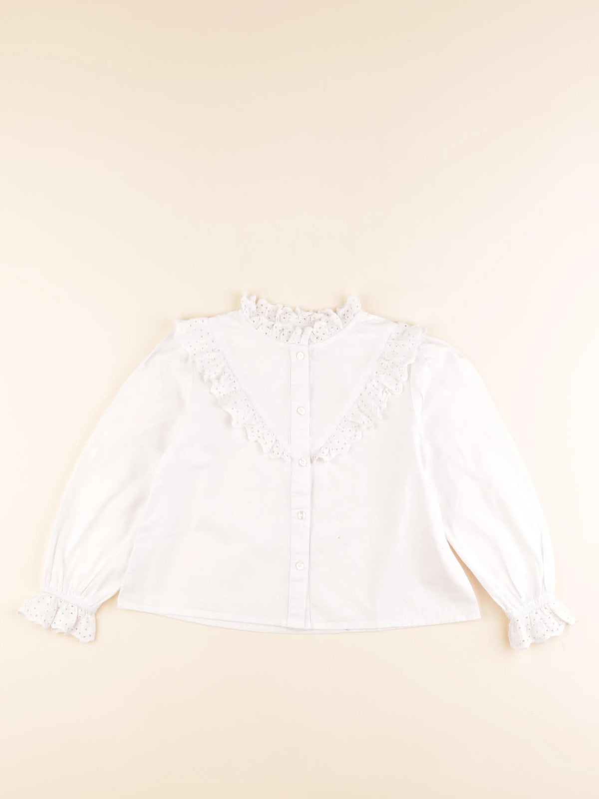 Vertbaudet - blouse blanc - 6 ans