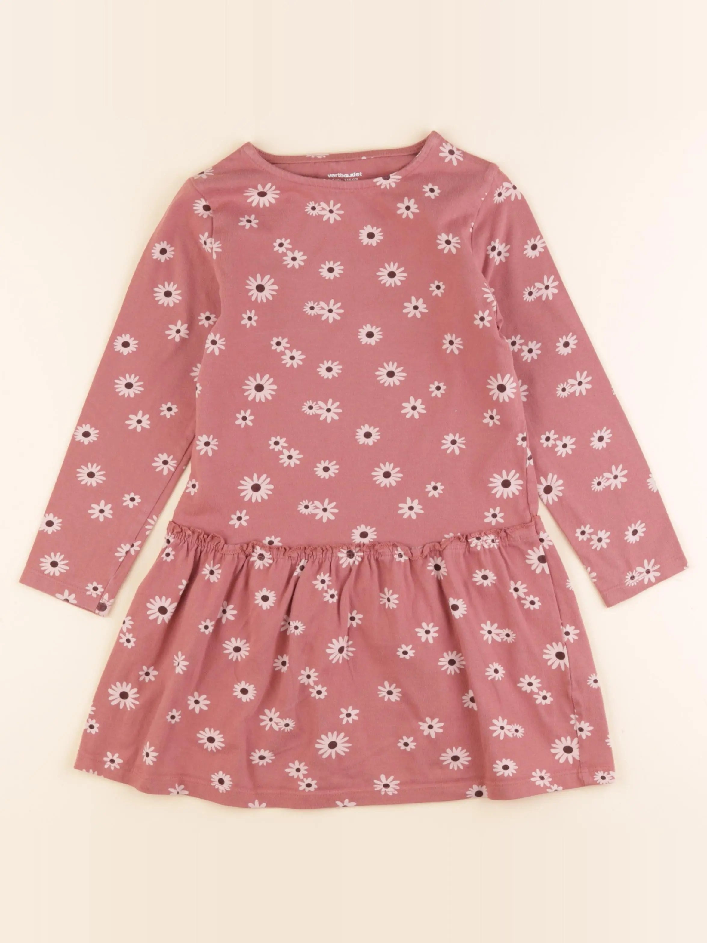 Vertbaudet - robe rose - 6 ans