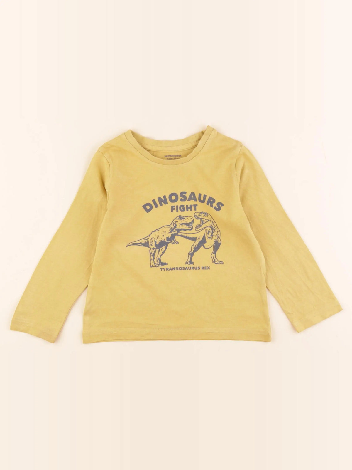Vertbaudet - tee-shirt jaune - 3 ans