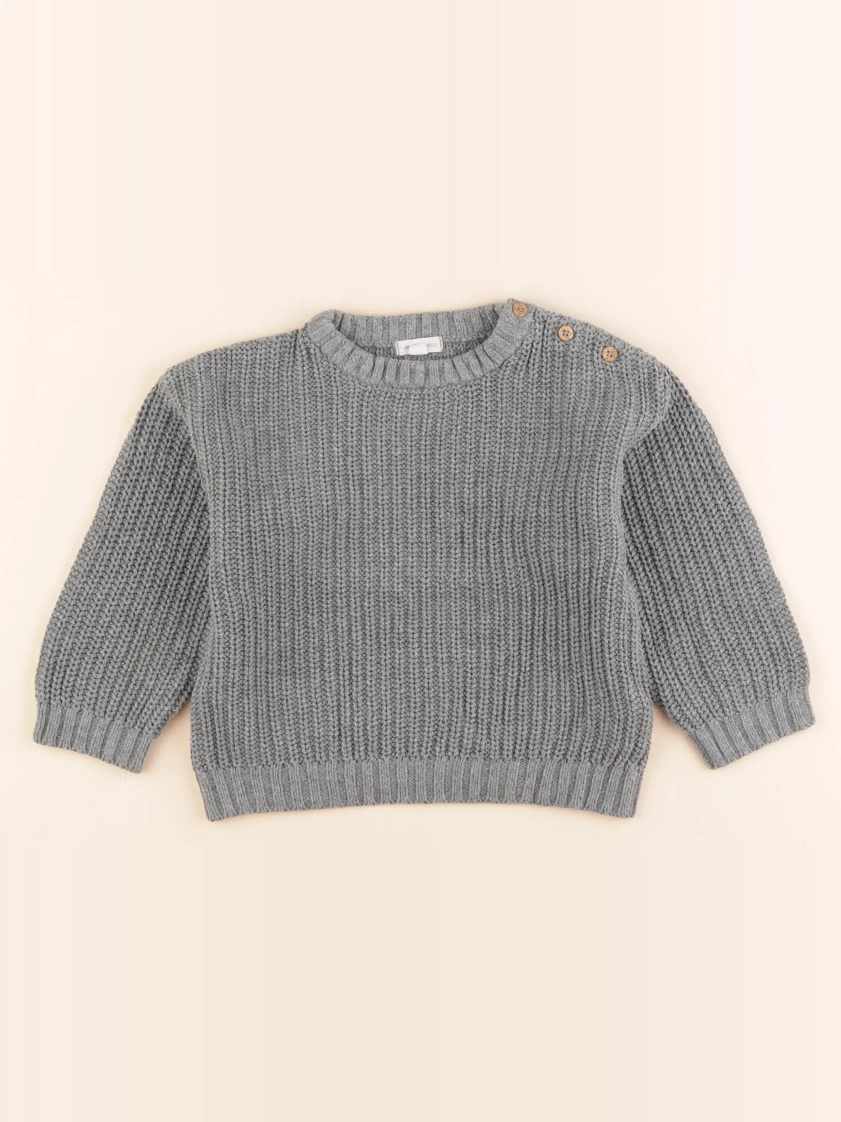 Vertbaudet - pull gris - 2 ans