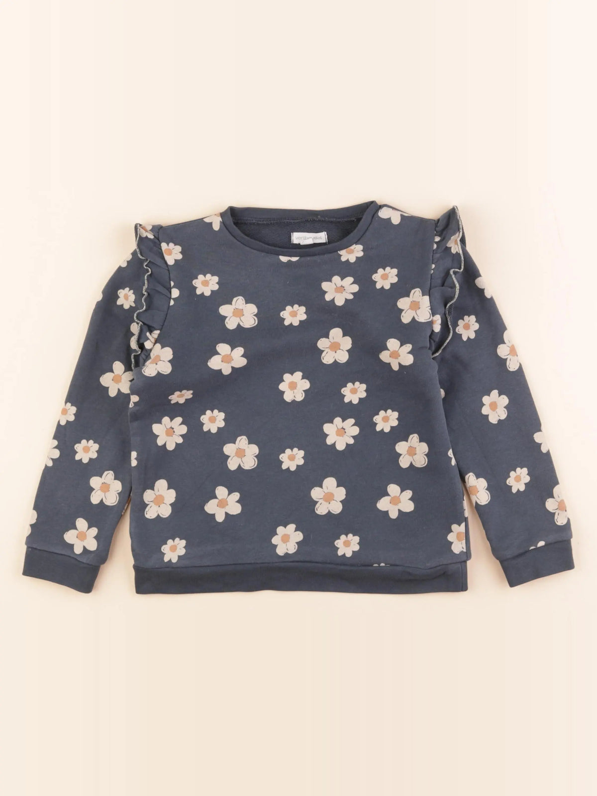 Vertbaudet - sweat bleu - 5 ans