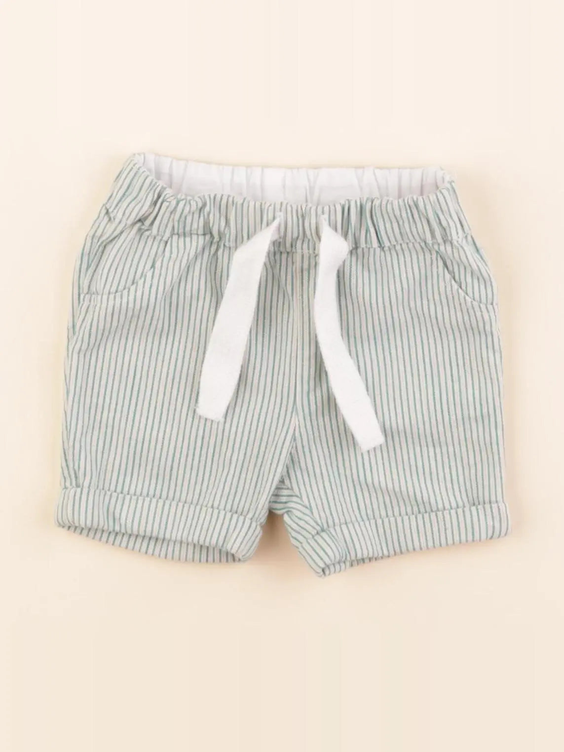 Petit Bateau - short vert - 12 mois