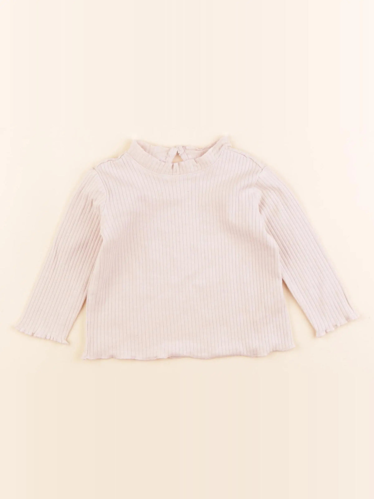 H&M - sous-pull rose - 4/6 mois