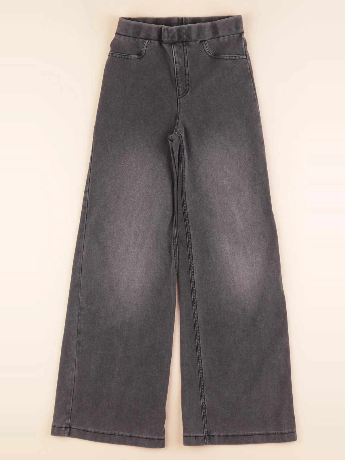 H&M - jegging gris - 8/9 ans