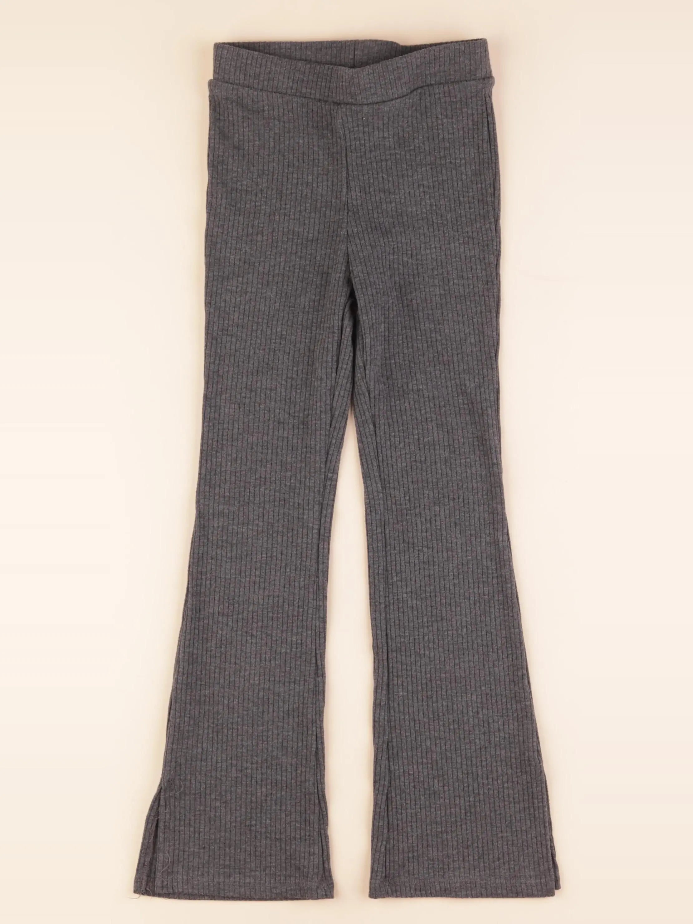 H&M - legging gris - 7/8 ans