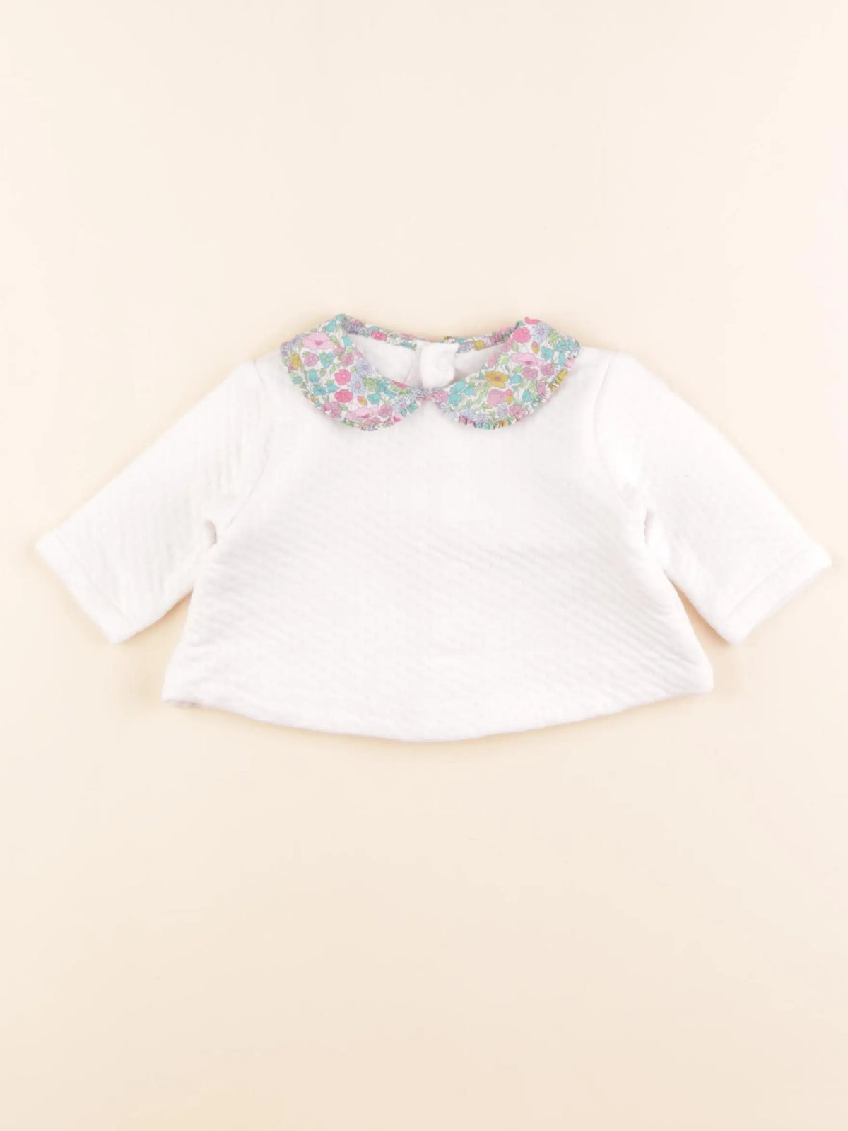 Jacadi - sweat blanc, multicolore - 3 mois