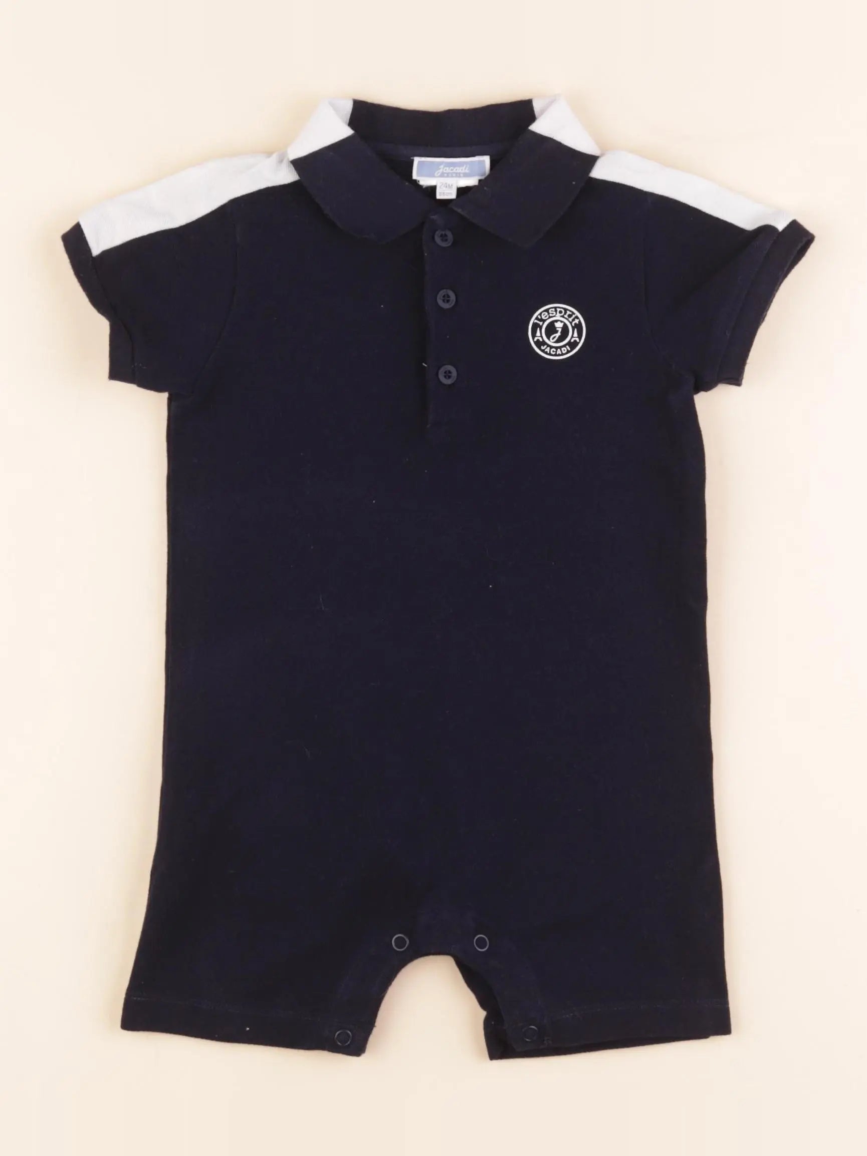 Jacadi - combinaison bleu - 24 mois