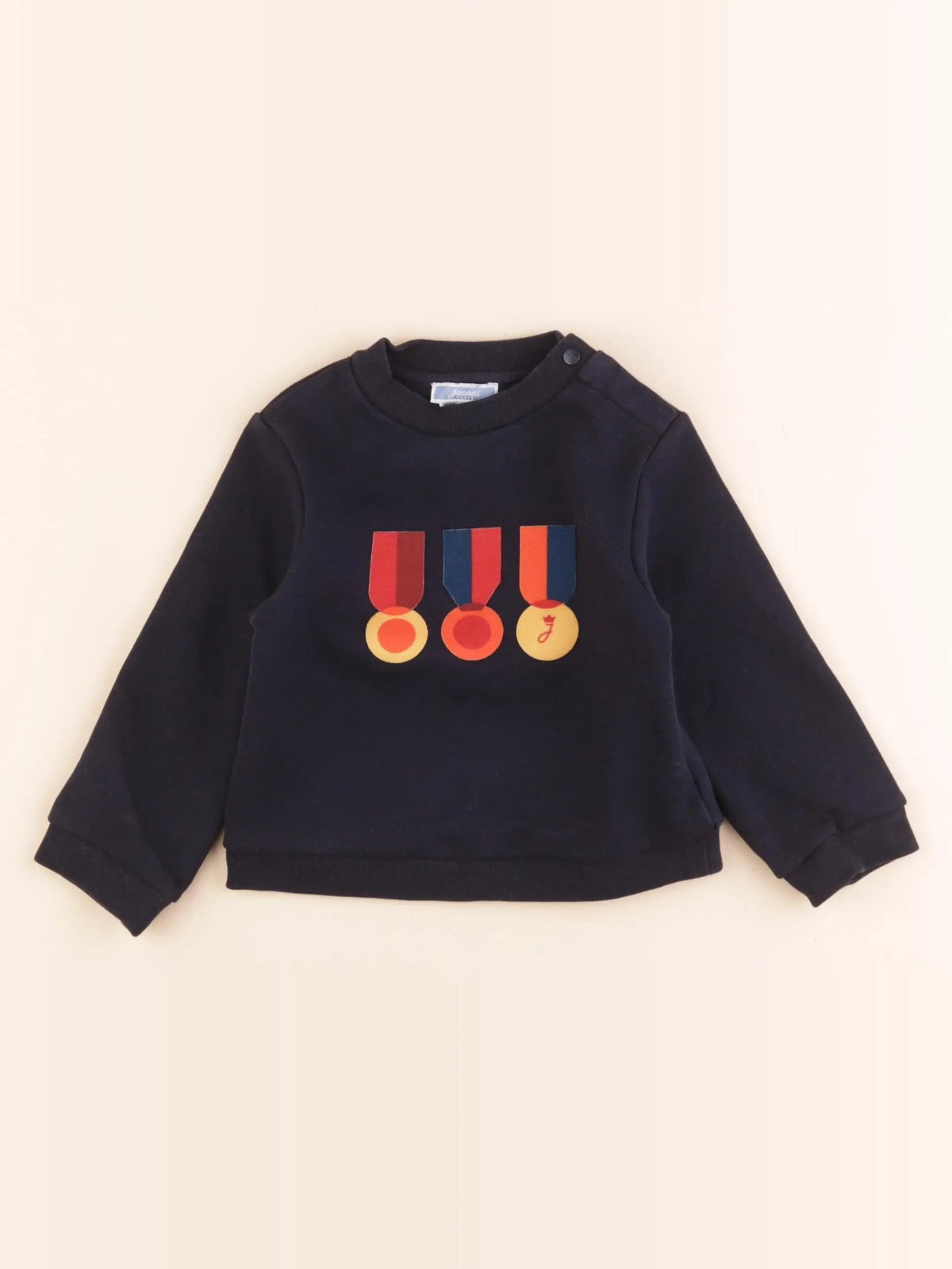 Jacadi - sweat bleu - 24 mois