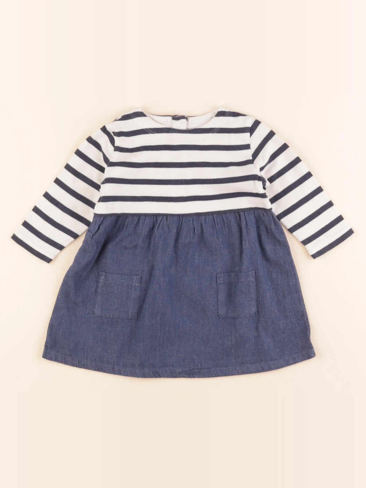 Boutchou - robe bleu - 6 mois