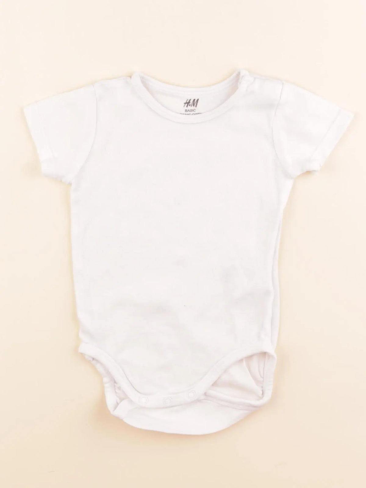 H&M - body blanc - 4/6 mois