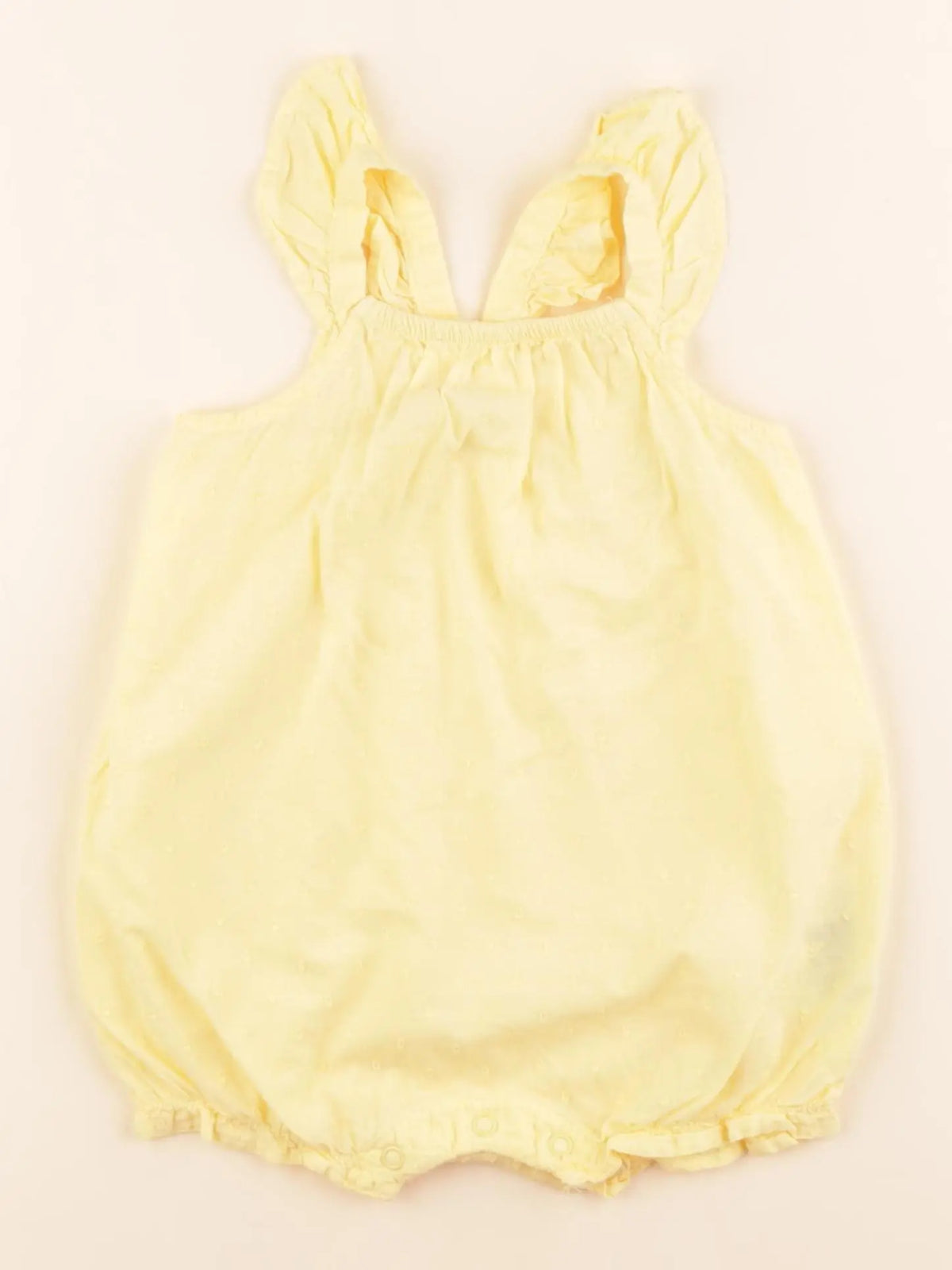 H&M - combinaison jaune - 4/6 mois
