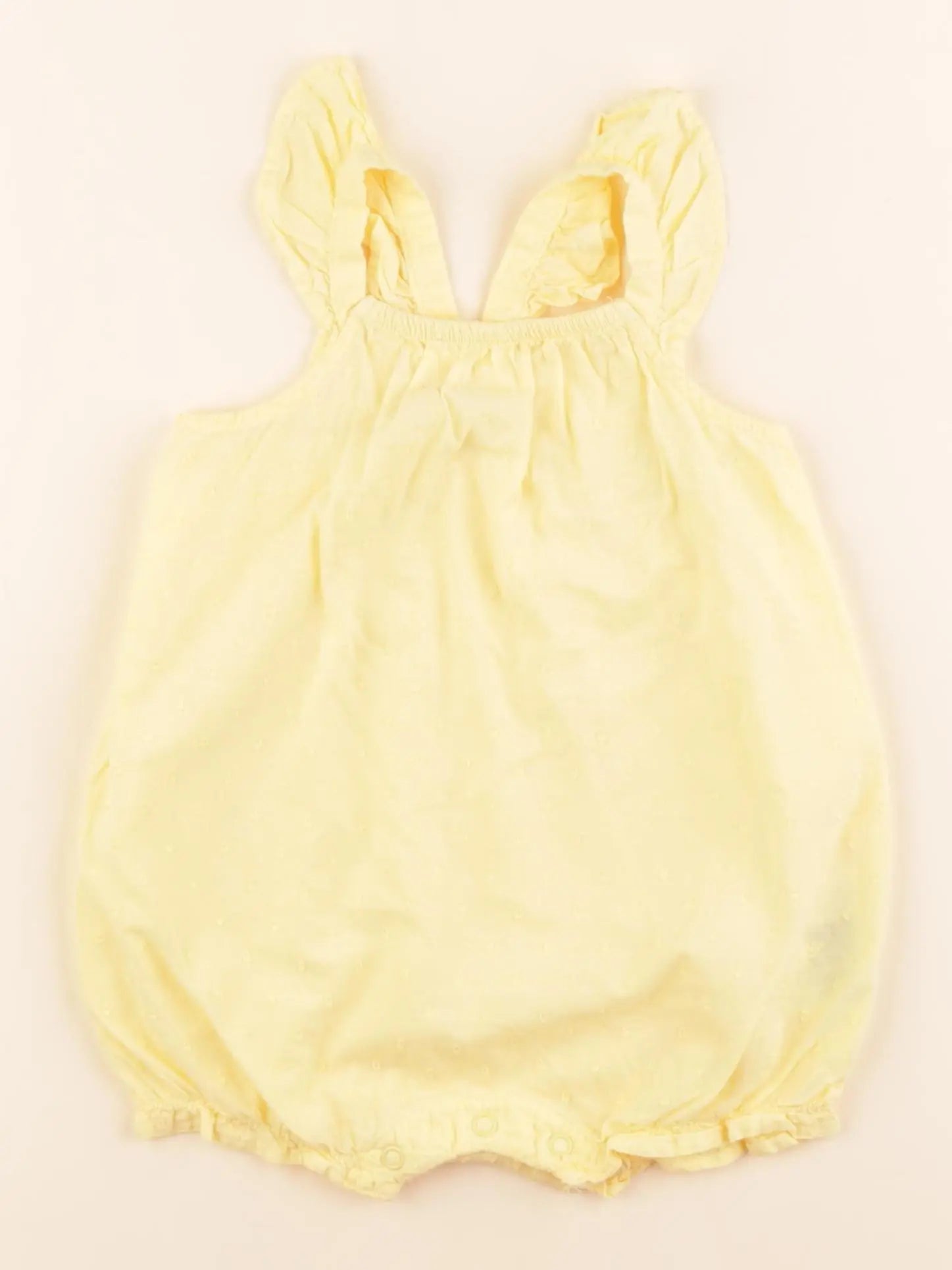 H&M - combinaison jaune - 4/6 mois