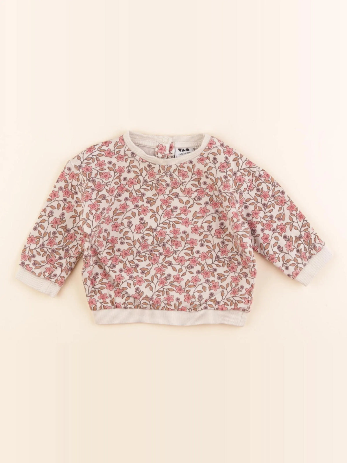 Tape à l'oeil - sweat multicolore - 6 mois