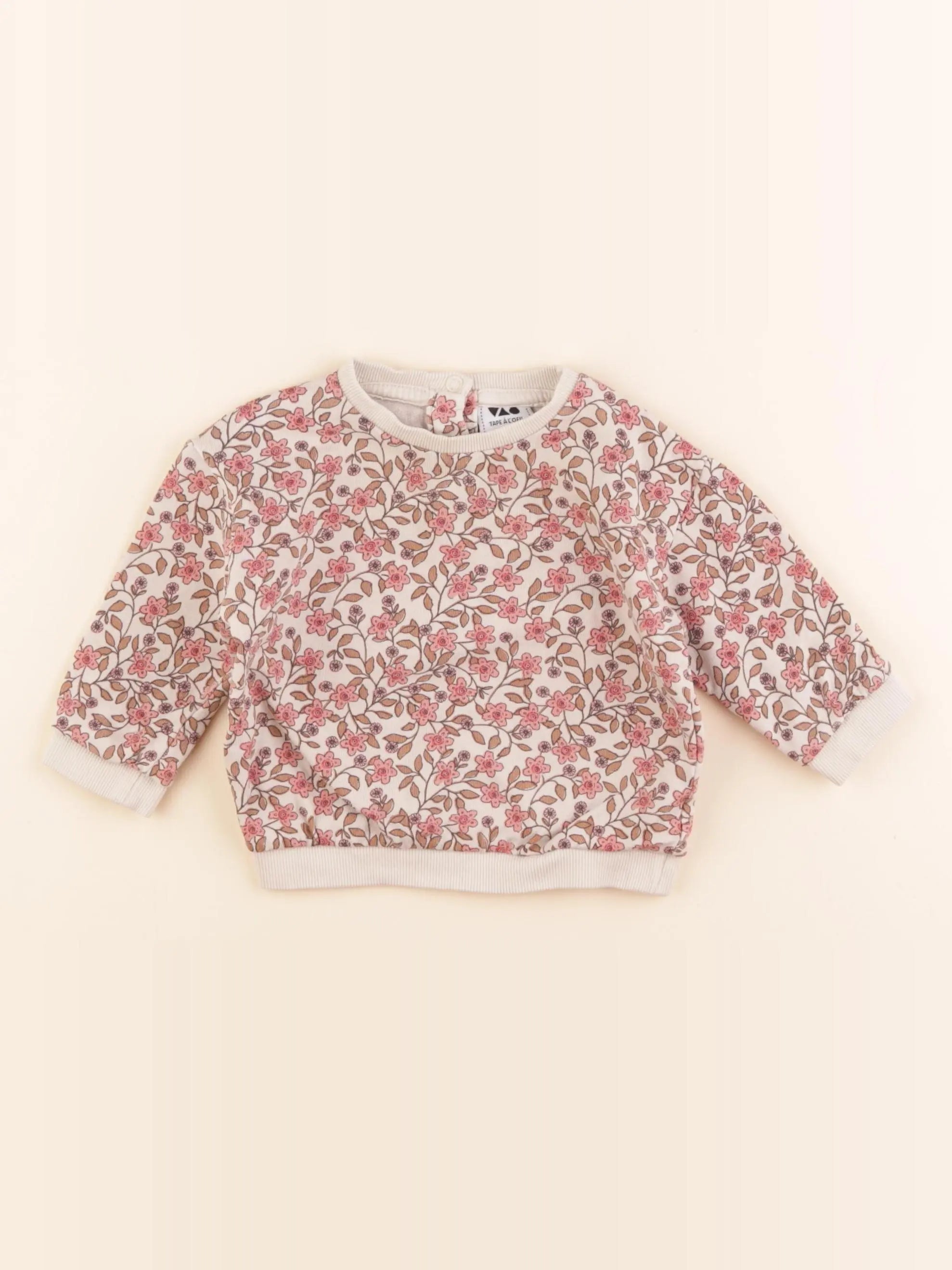 Tape à l'oeil - sweat multicolore - 6 mois