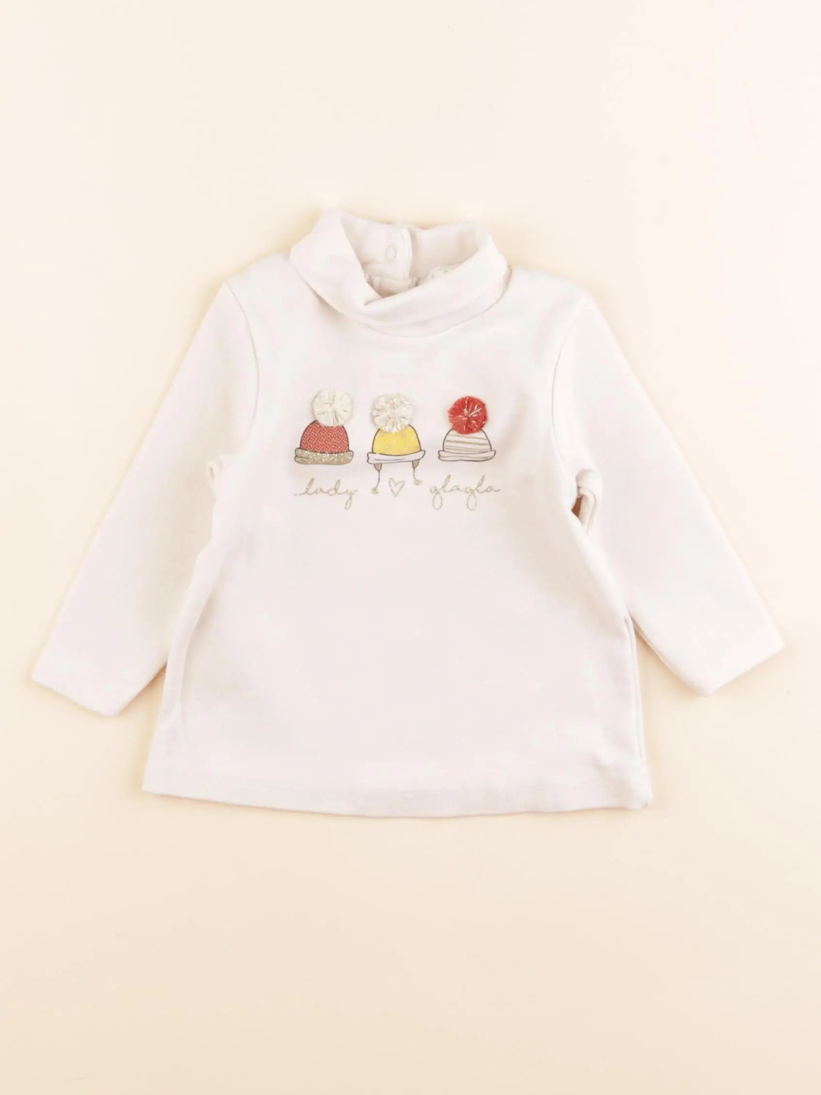 Tape à l'oeil - sous-pull beige - 6 mois
