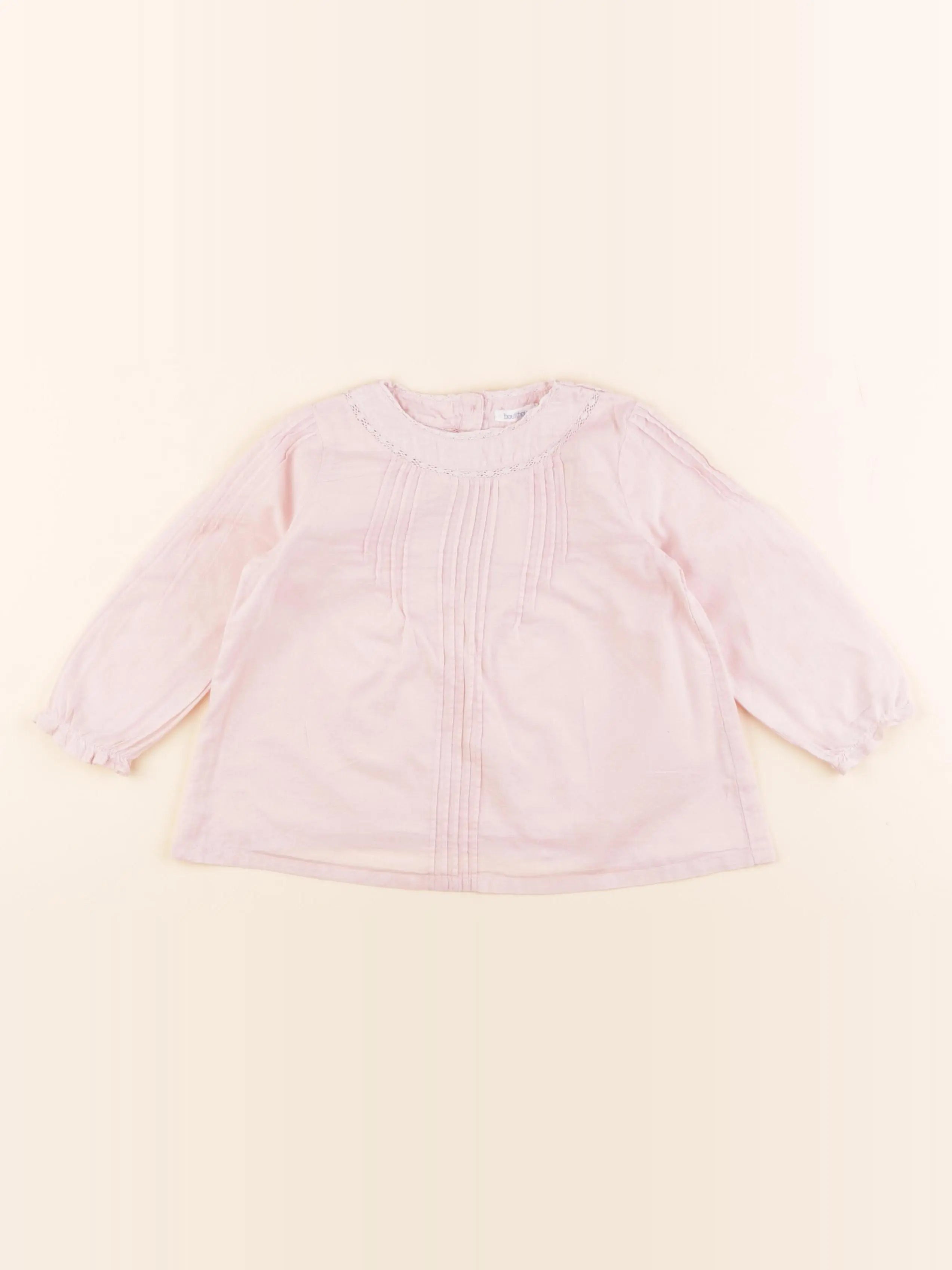 Boutchou - blouse rose - 24 mois
