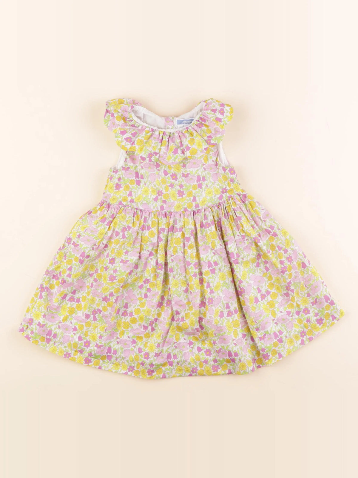 Jacadi - robe liberty multicolore - 24 mois