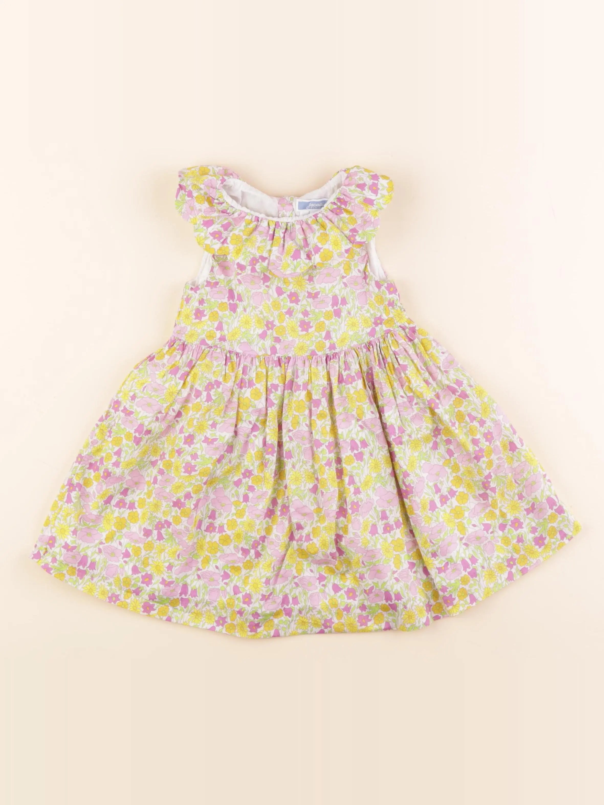 Jacadi - robe liberty multicolore - 24 mois