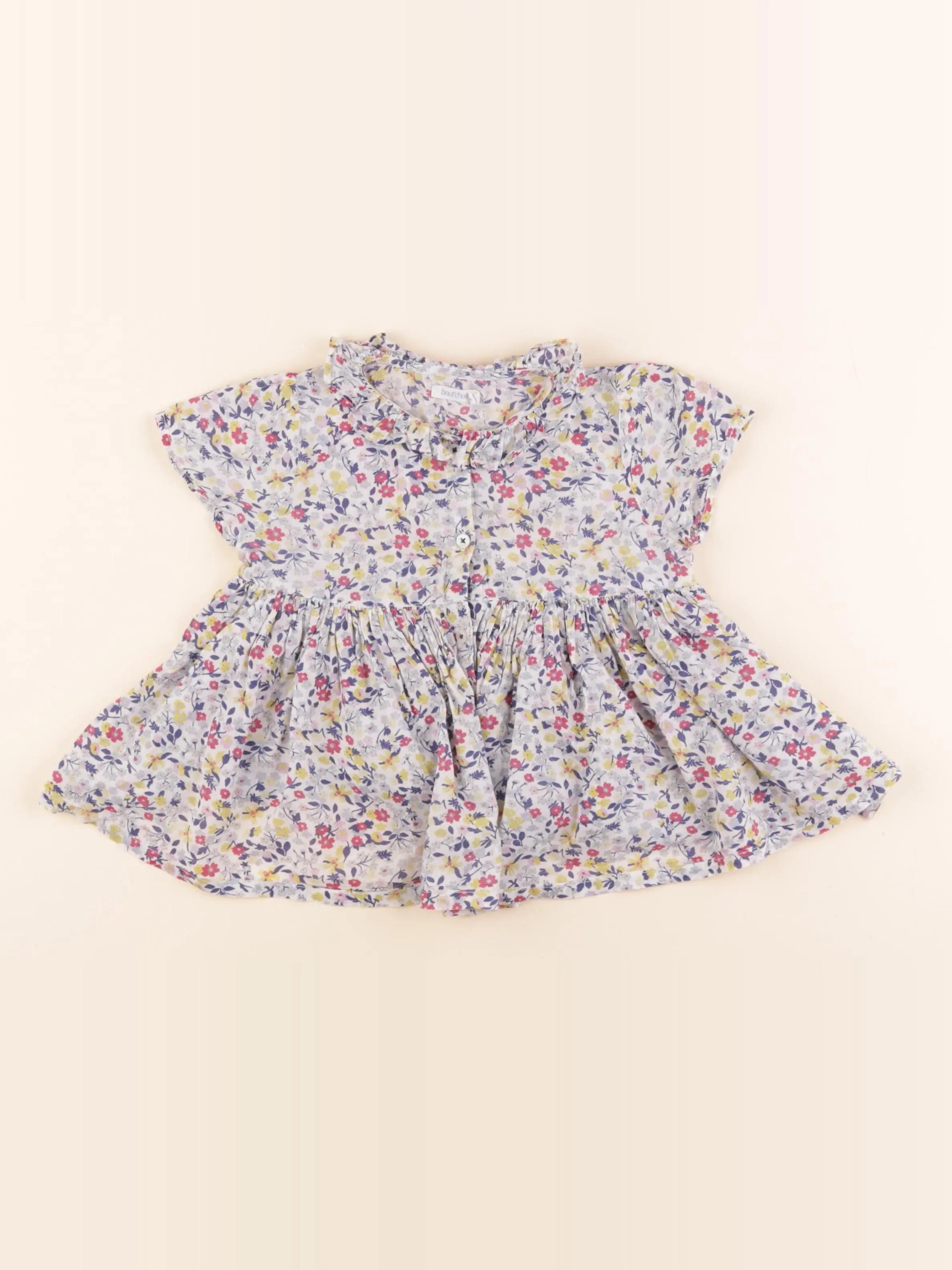 Boutchou - blouse multicolore - 24 mois