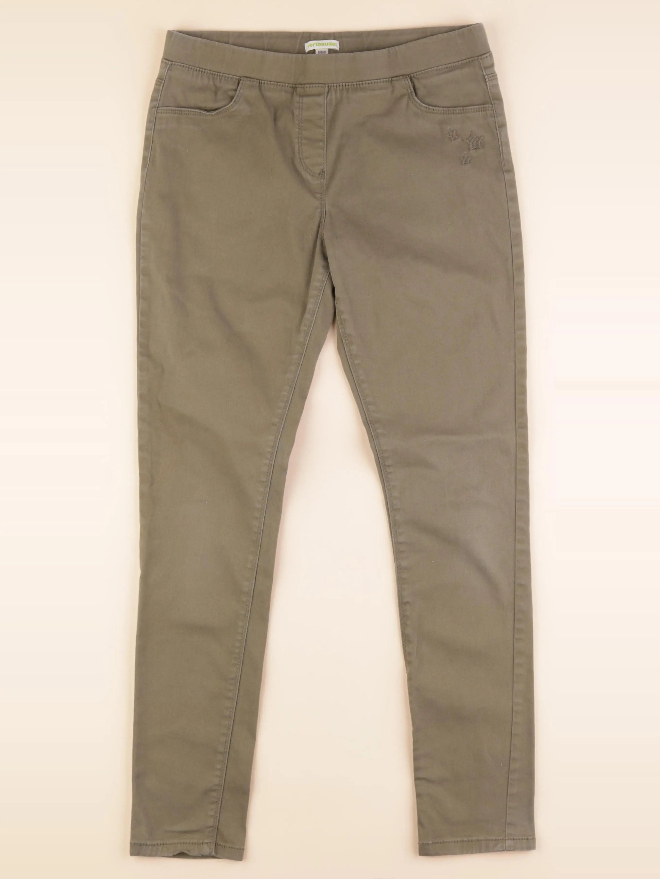 Vertbaudet - jegging vert - 14 ans