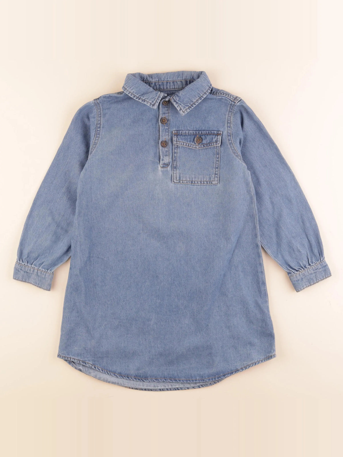 Vertbaudet - robe bleu - 8 ans
