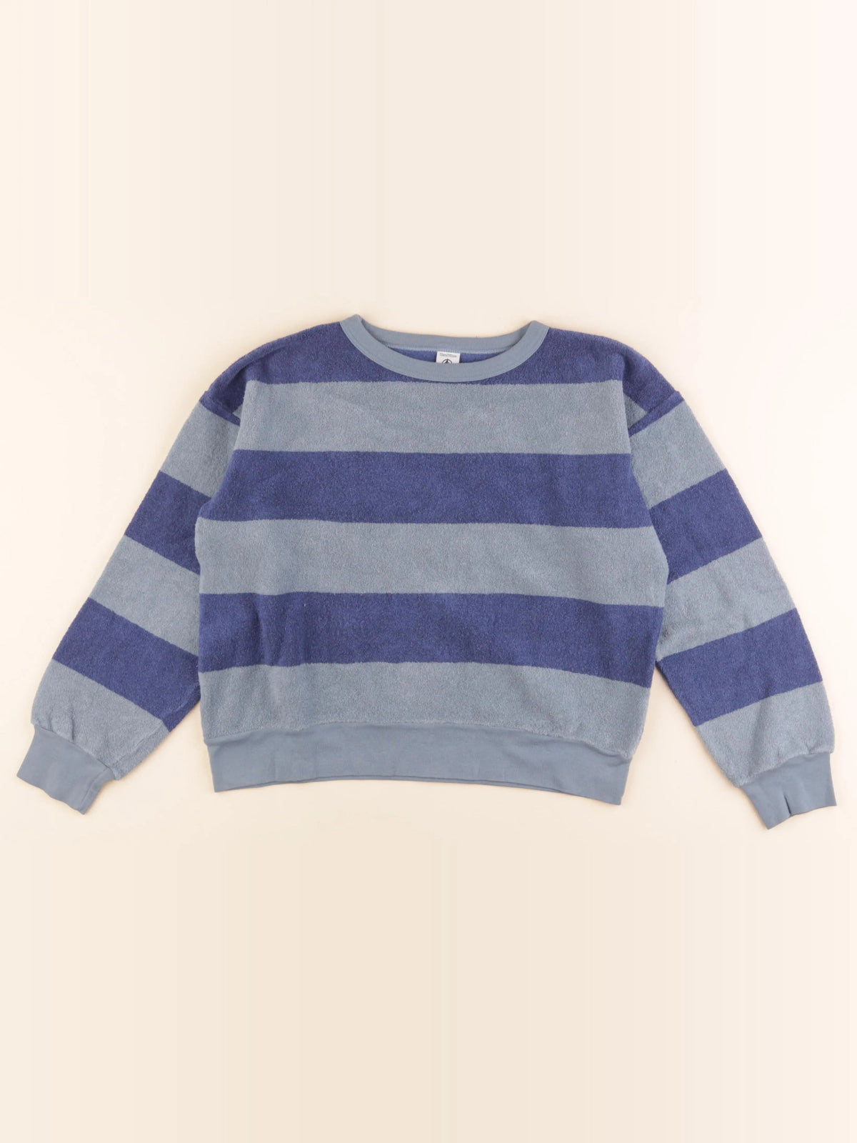 Petit Bateau - sweat bleu - 12 ans