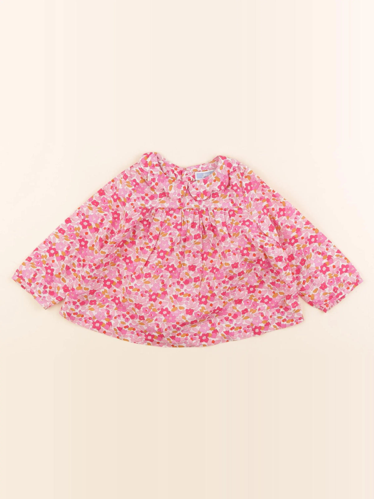 Jacadi - blouse liberty multicolore - 12 mois