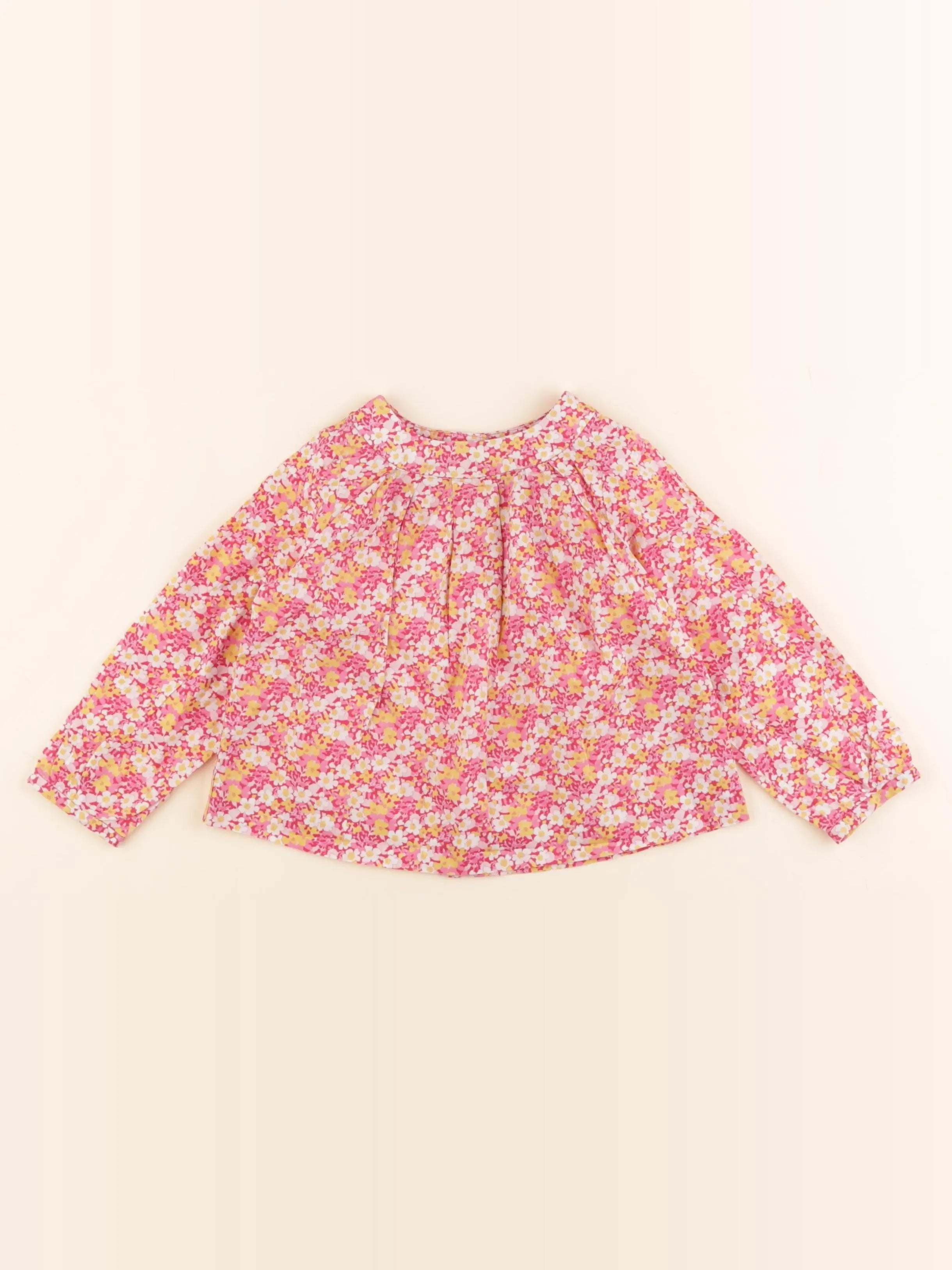 Jacadi - blouse liberty multicolore - 18 mois
