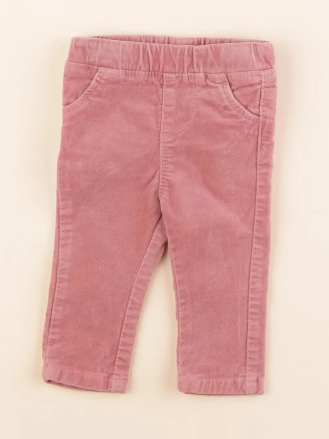 Vertbaudet - pantalon rose - 3 mois