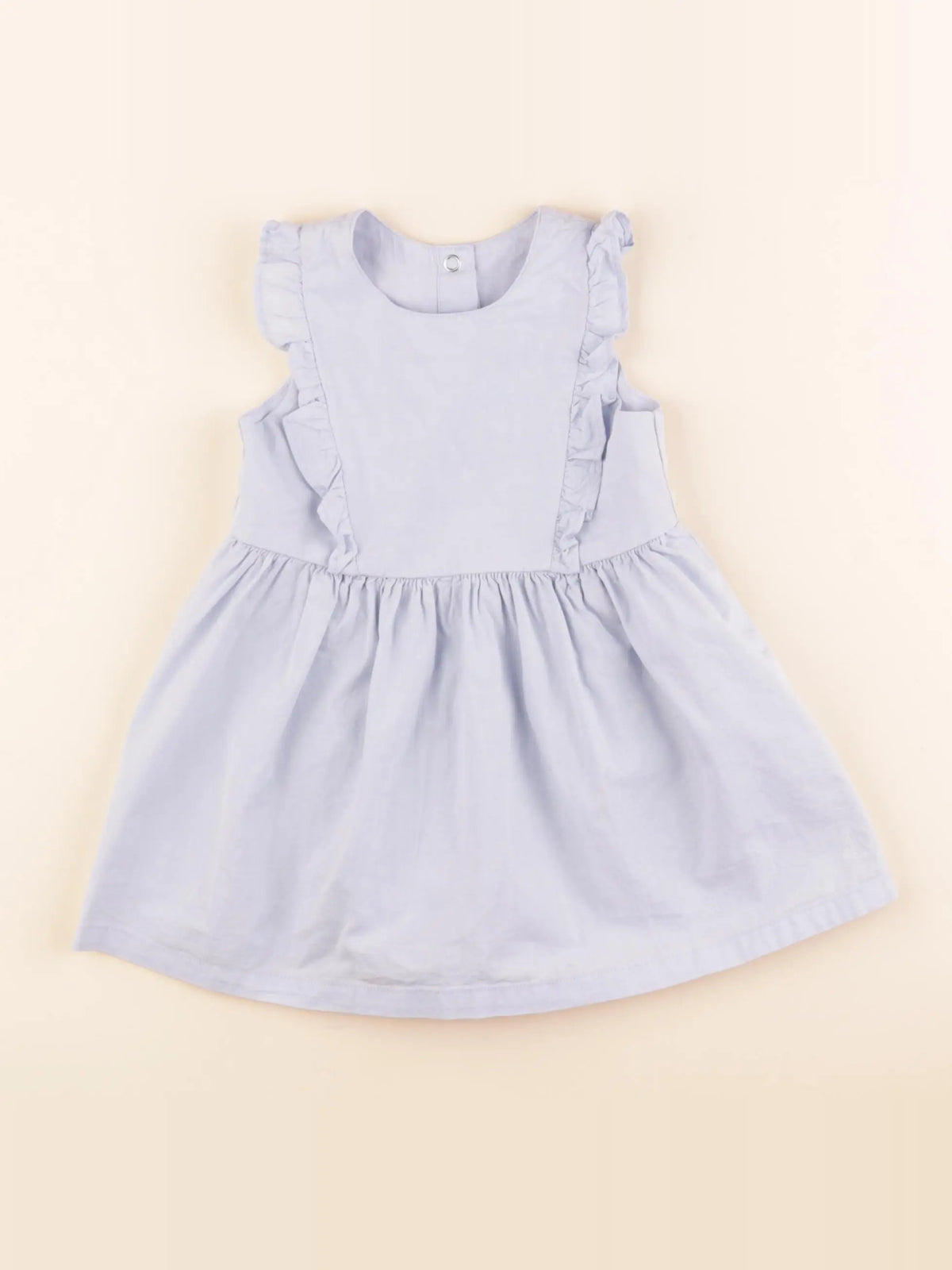 Petit Bateau - robe bleu - 12 mois