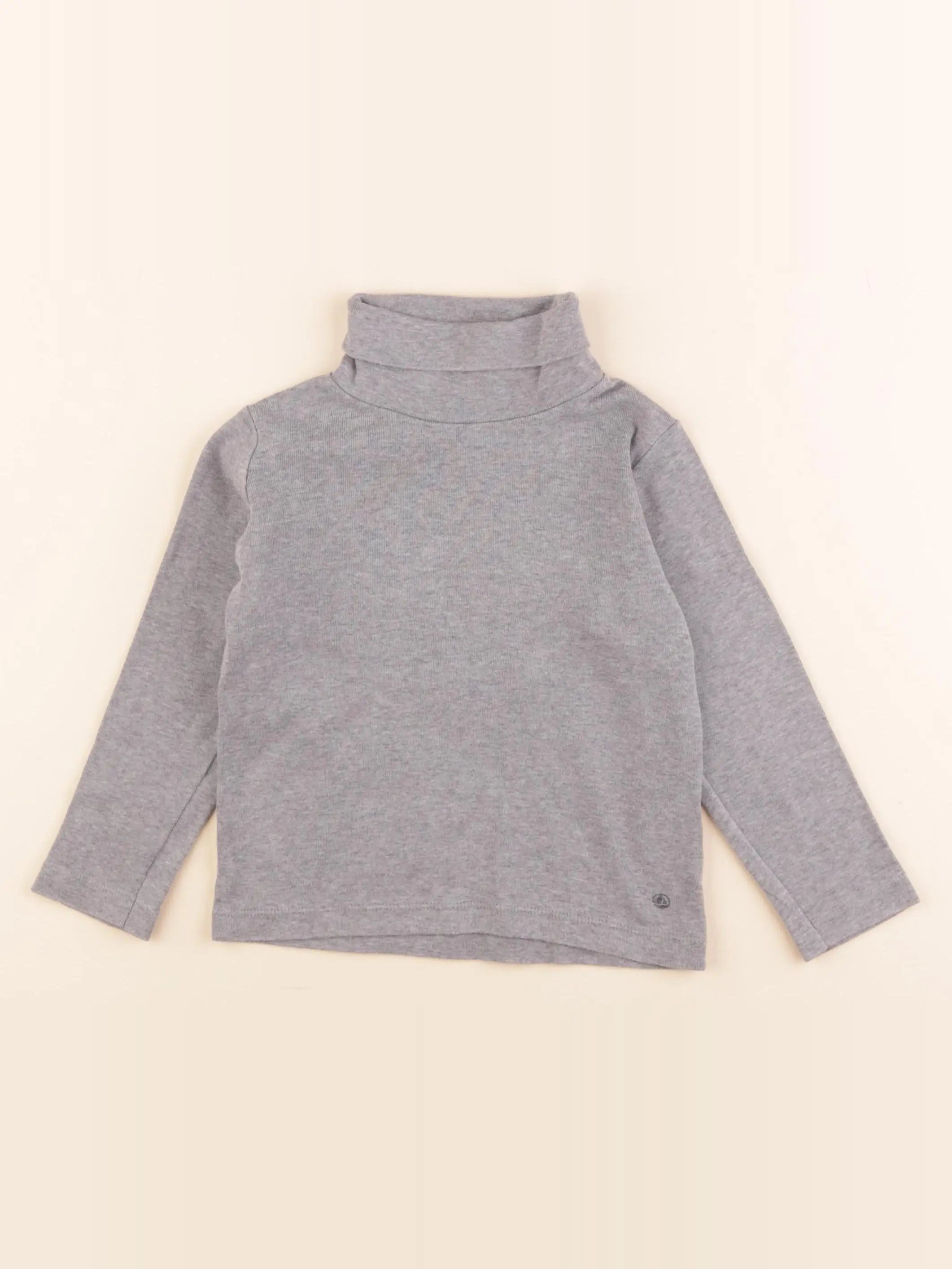 Petit Bateau - sous-pull gris - 3 ans