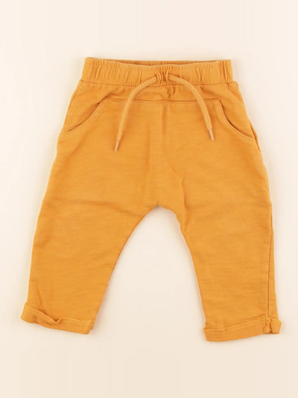 Vertbaudet - sarouel jaune - 9 mois