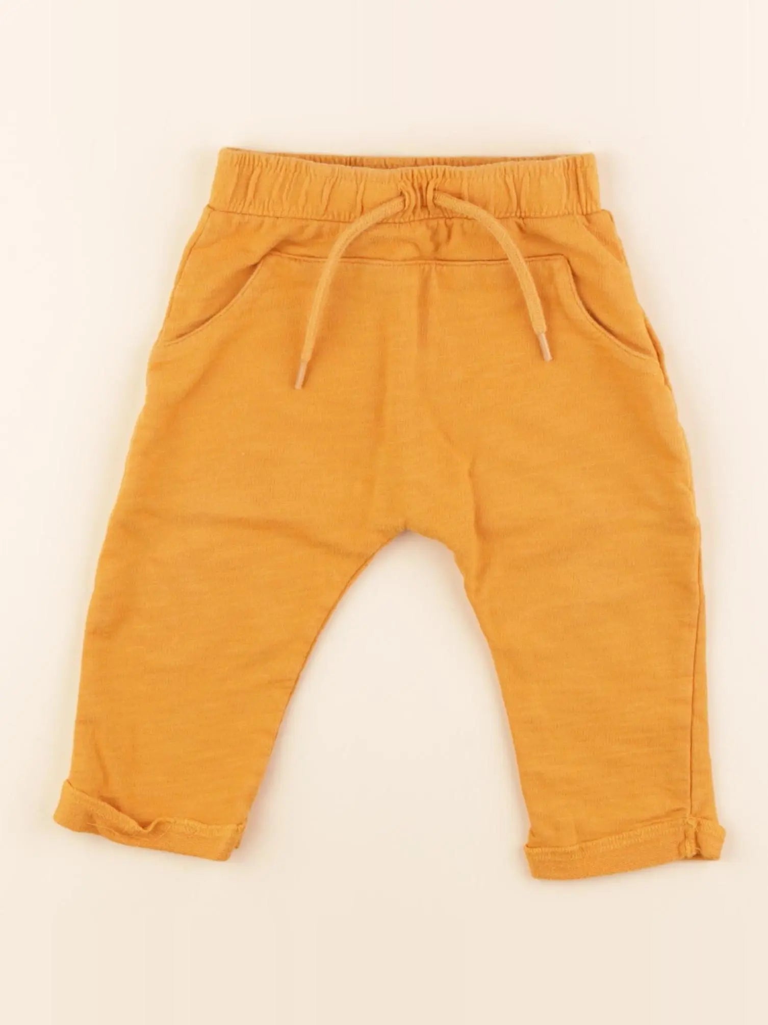 Vertbaudet - sarouel jaune - 9 mois