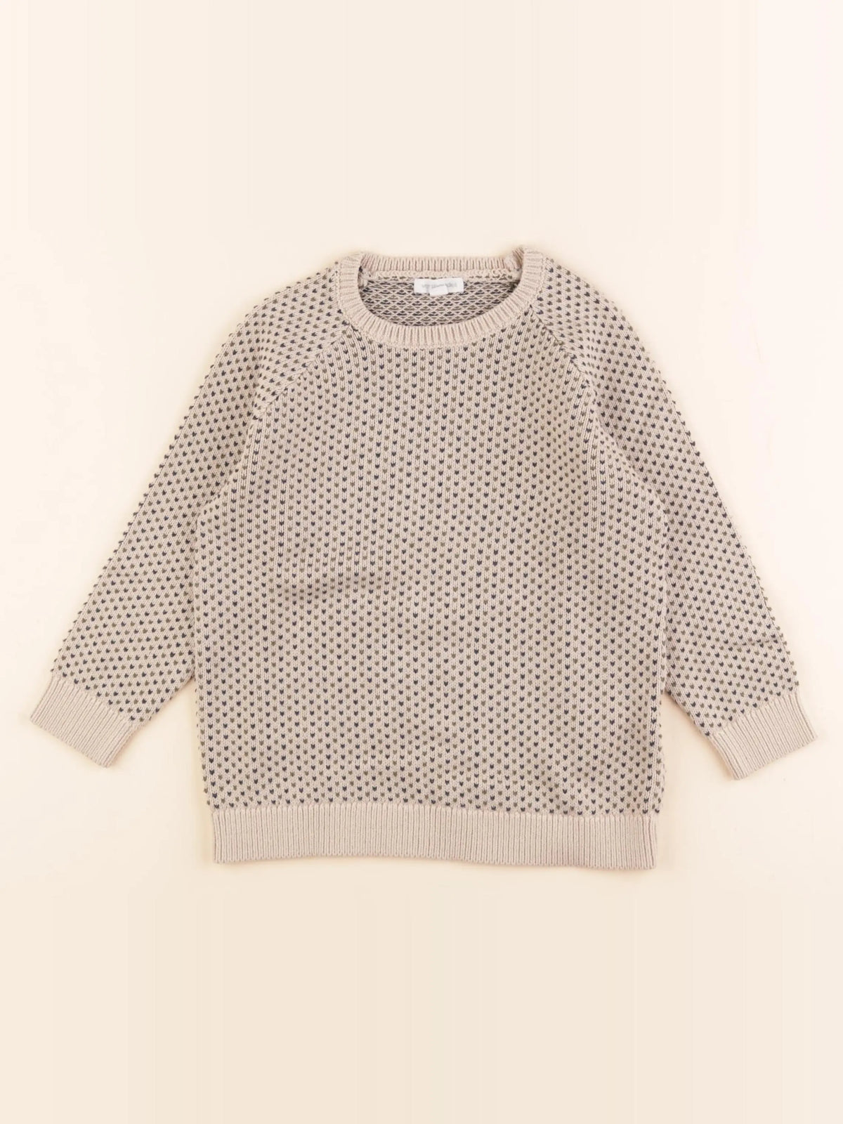 Vertbaudet - pull beige - 5 ans