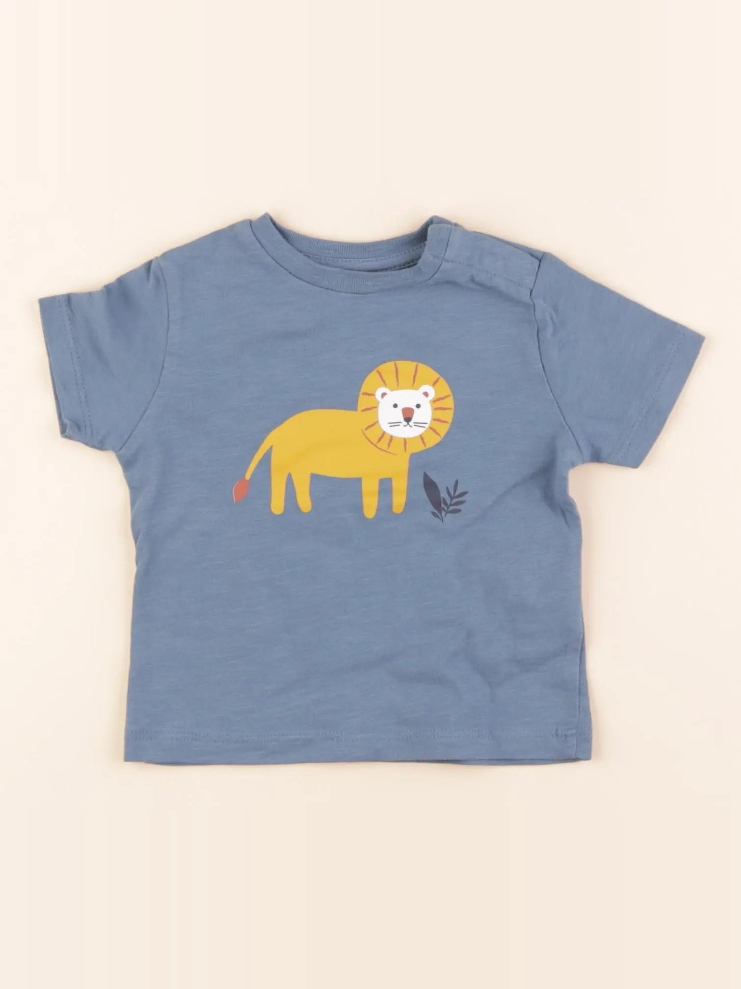 Boutchou - tee-shirt bleu - 6 mois