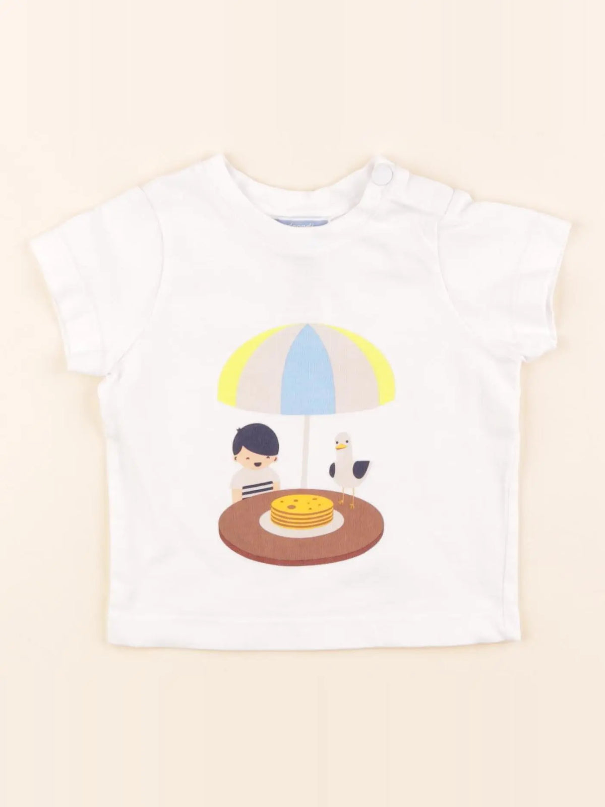Jacadi - tee-shirt blanc - 6 mois