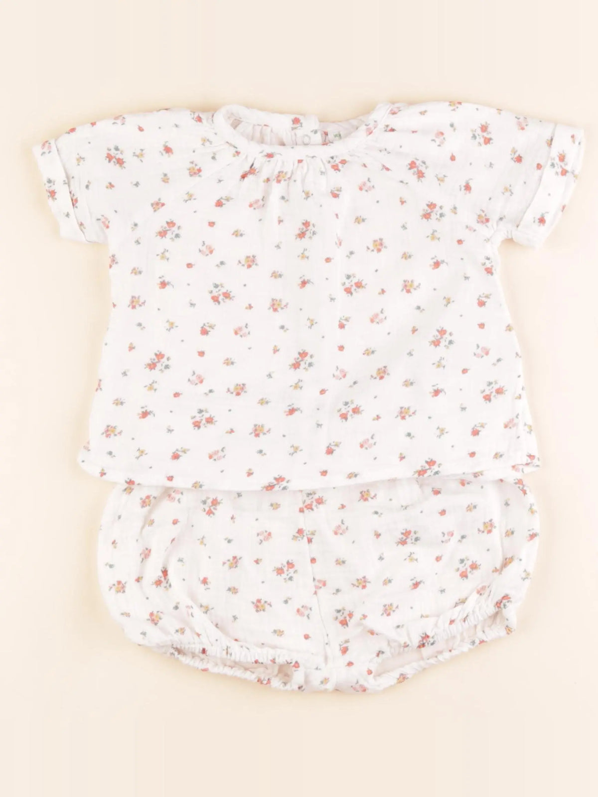Vertbaudet - ensemble blanc, multicolore - 18 mois