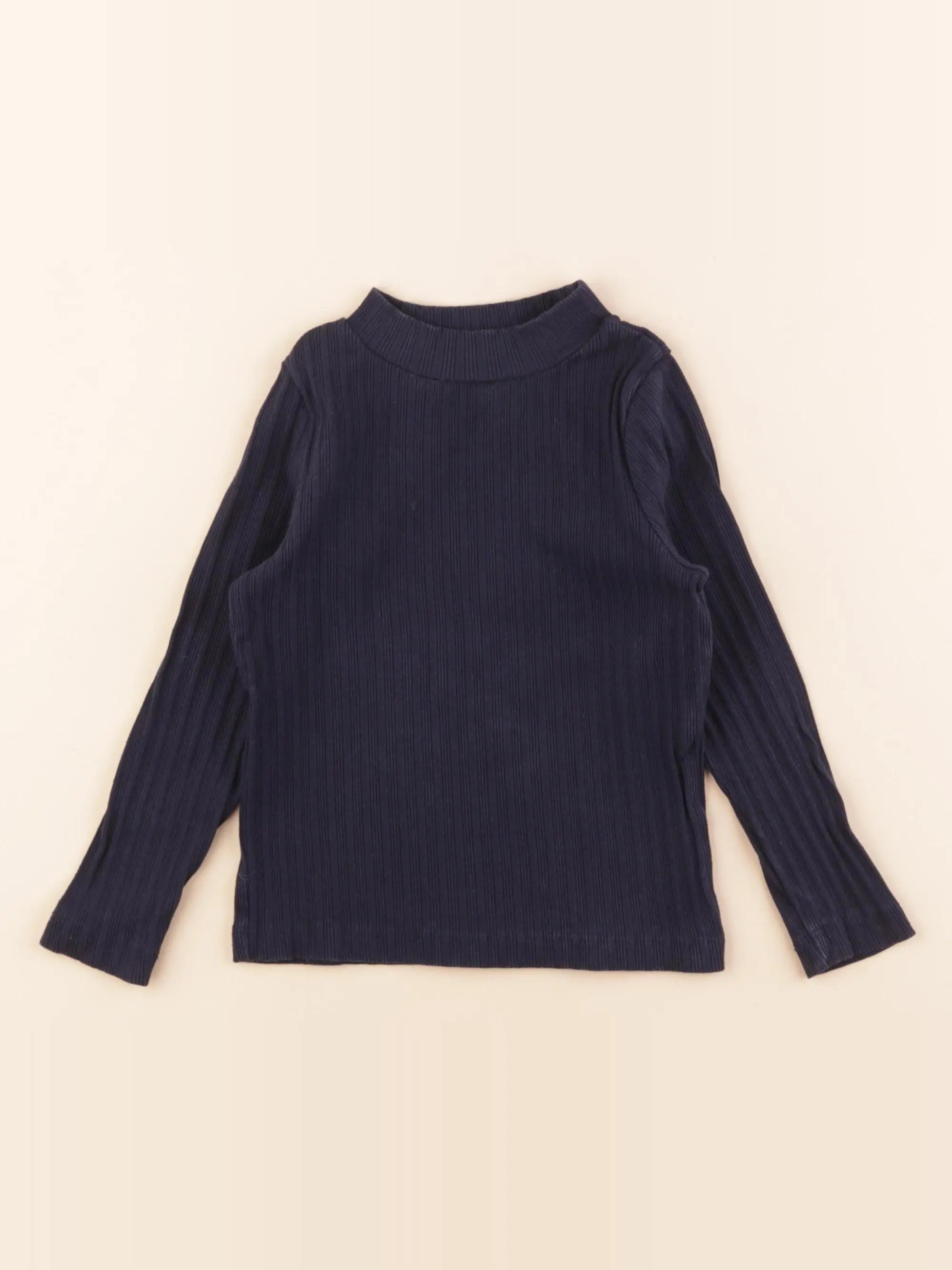 Monoprix - sous-pull bleu - 4 ans