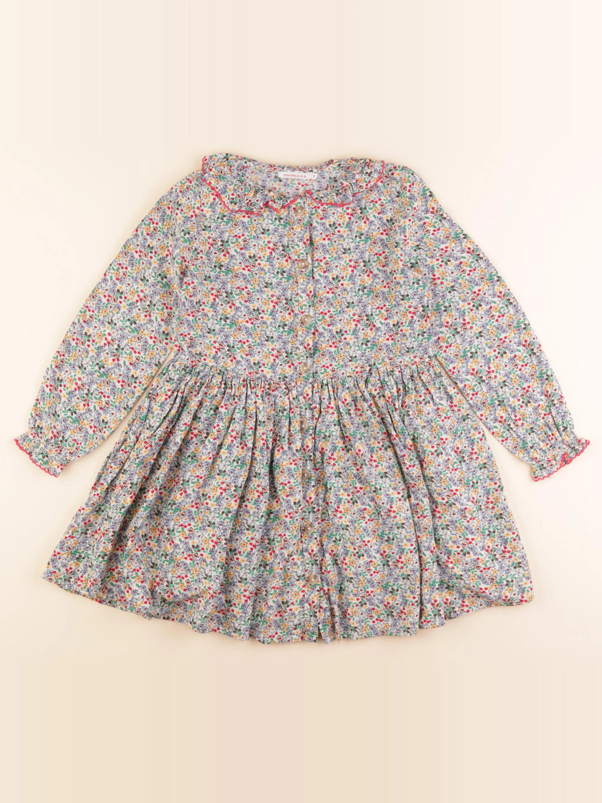 Monoprix - robe multicolore - 8 ans