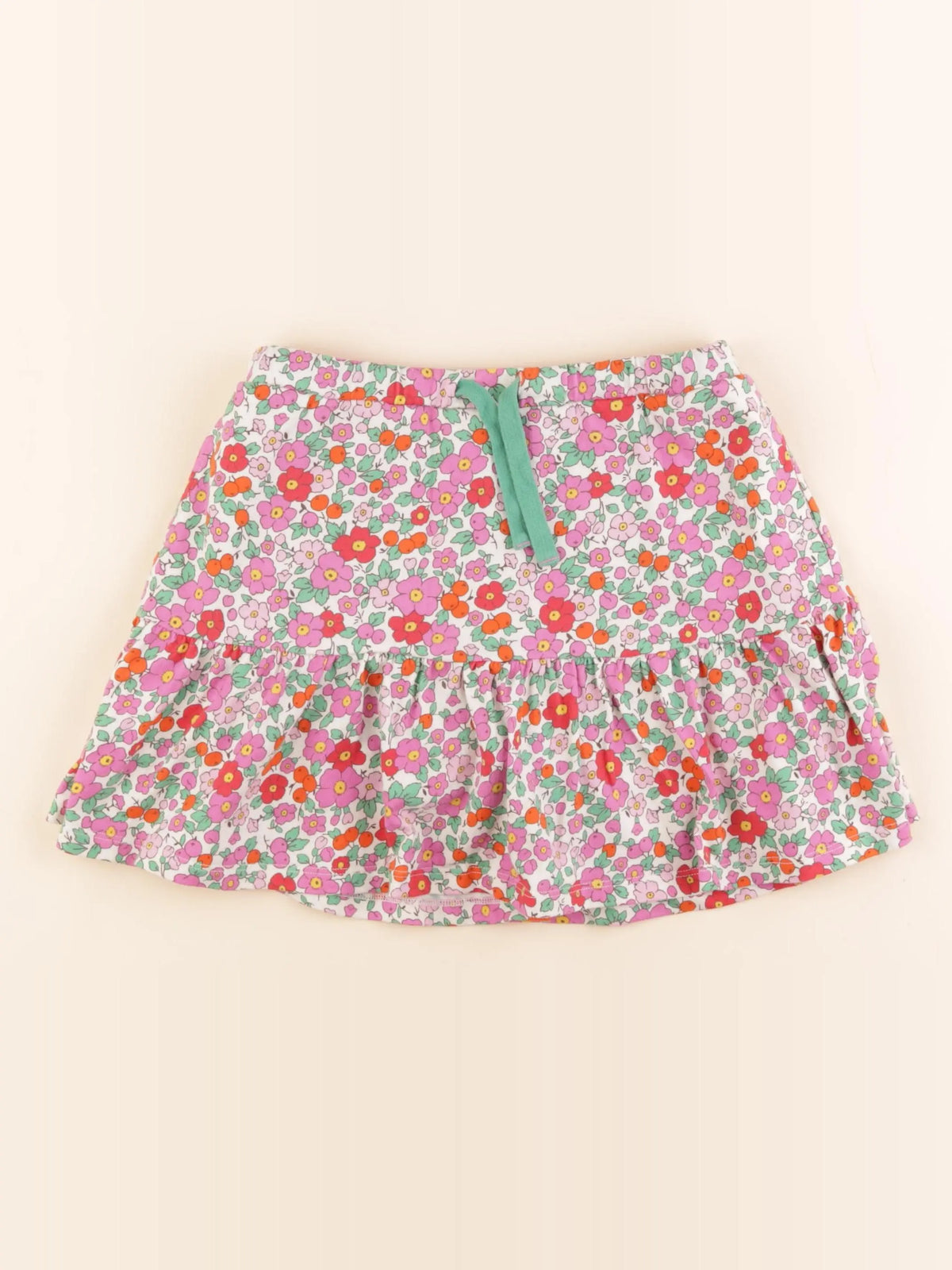 Mini Boden - jupe short multicolore - 7/8 ans