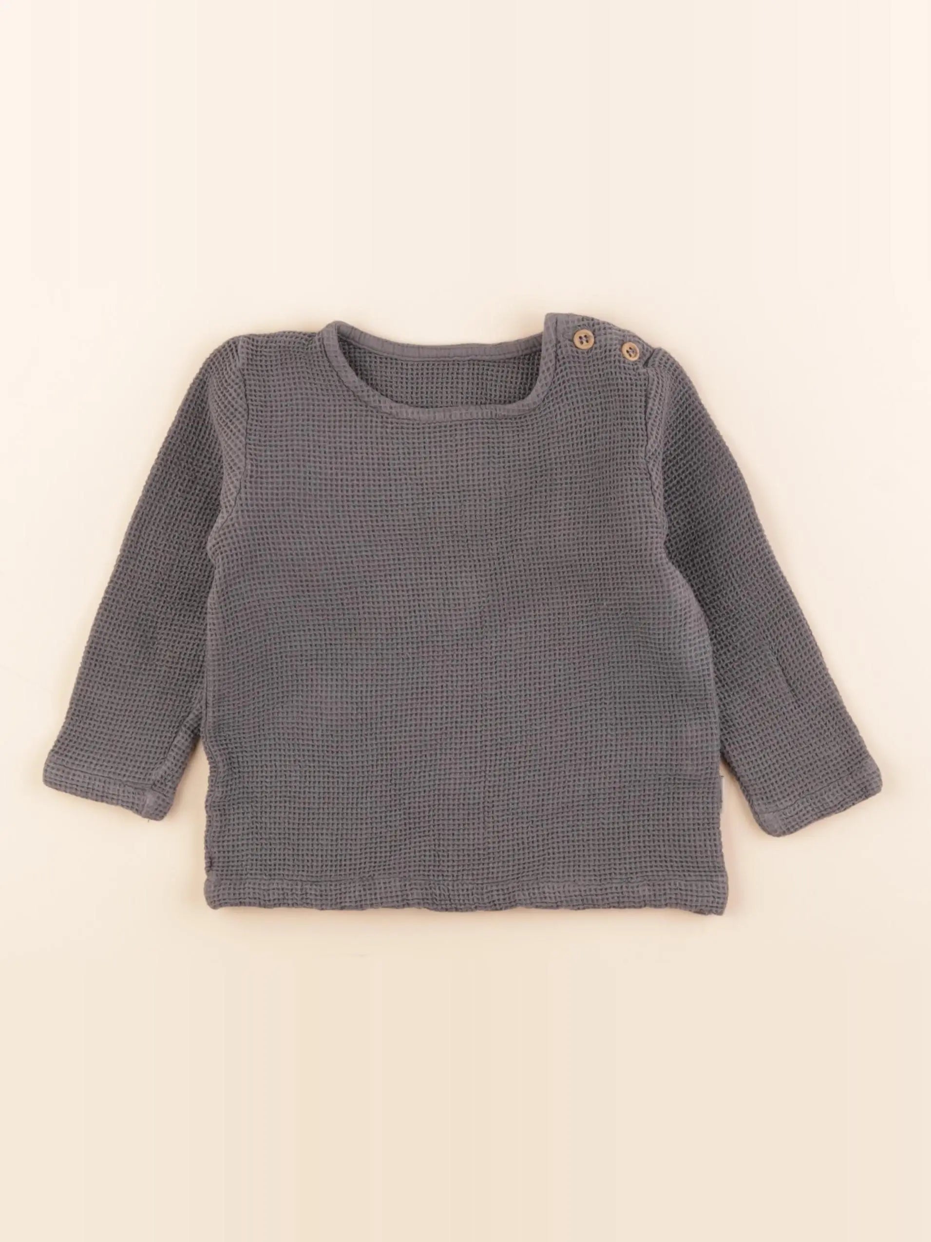 Poudre Organic - tee-shirt gris - 9 mois