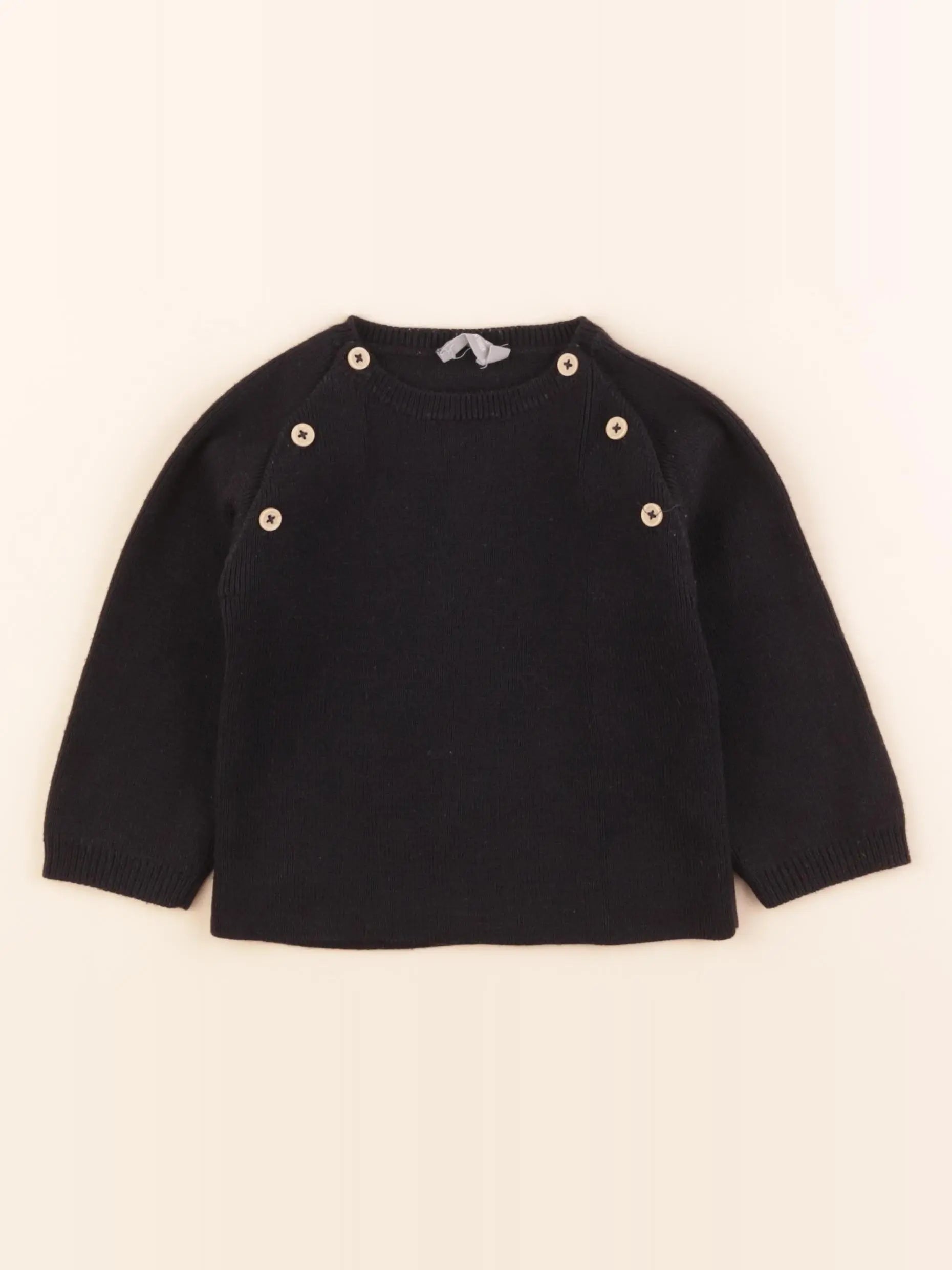 Boutchou - pull bleu - 18 mois